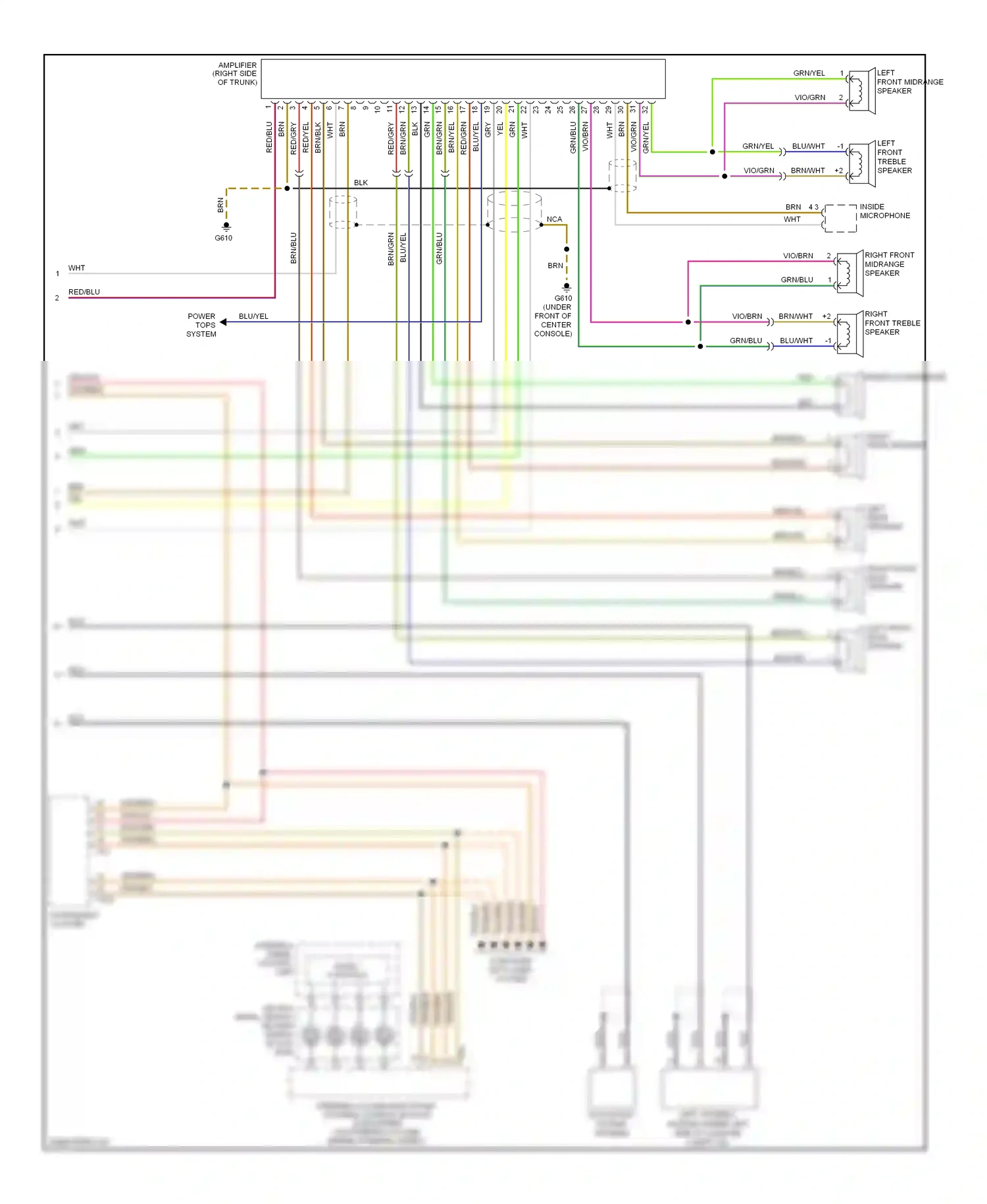 Audi A4 B7 (2004-2009) vio/grn wiring diagram  (6 of 13)