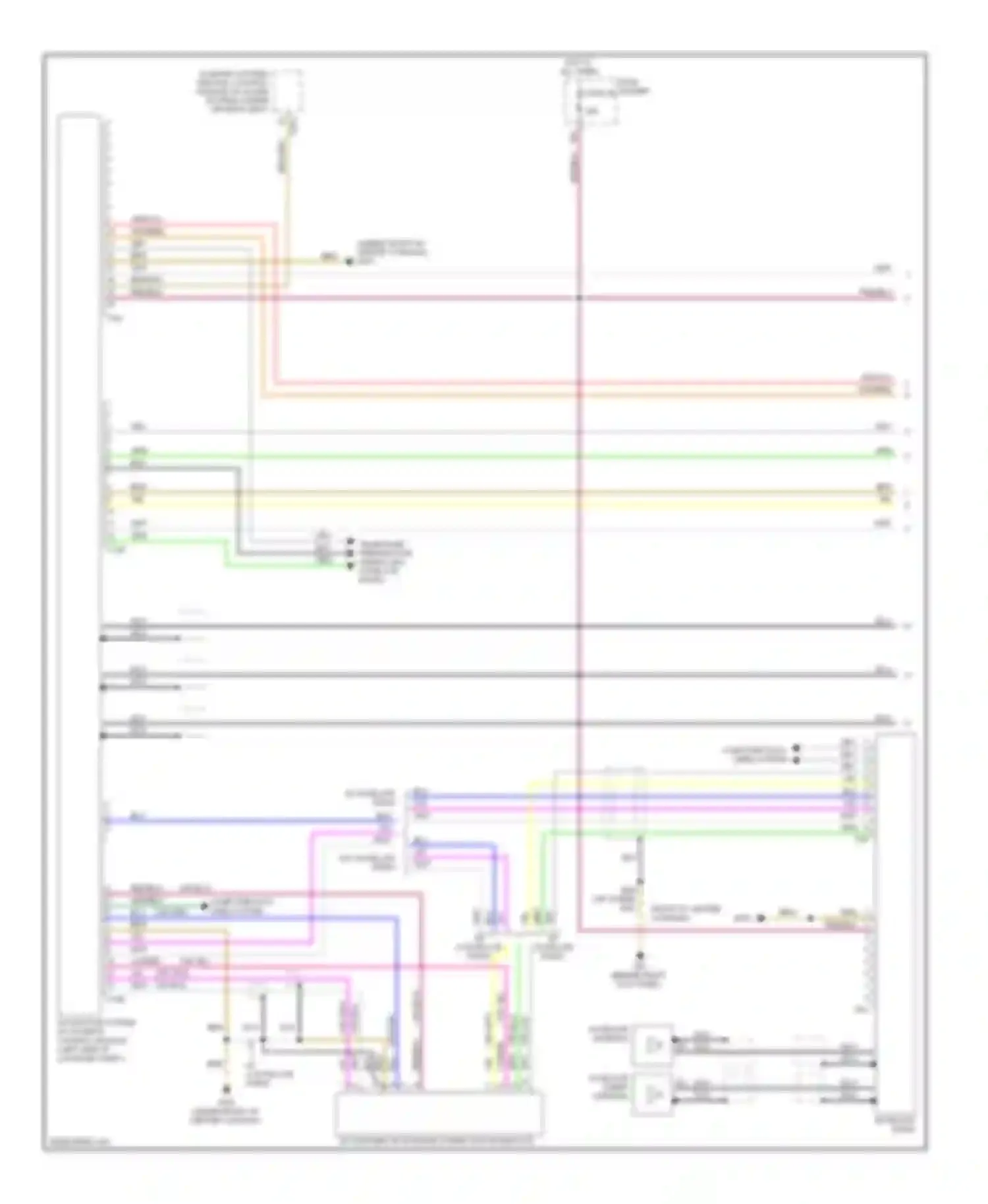 Wiring diagram w/o satellite radio for Audi A4 B7 (2004-2009) (8 of 10)