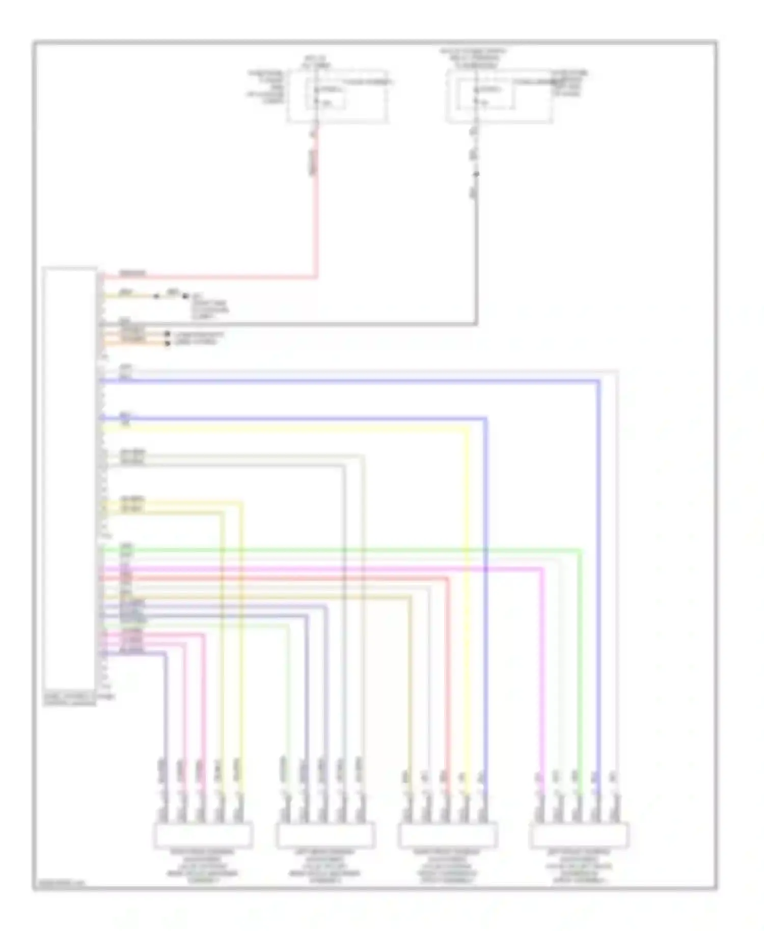 A4 Audi B8 facelift (2011-2015): Electronic suspension circuit
