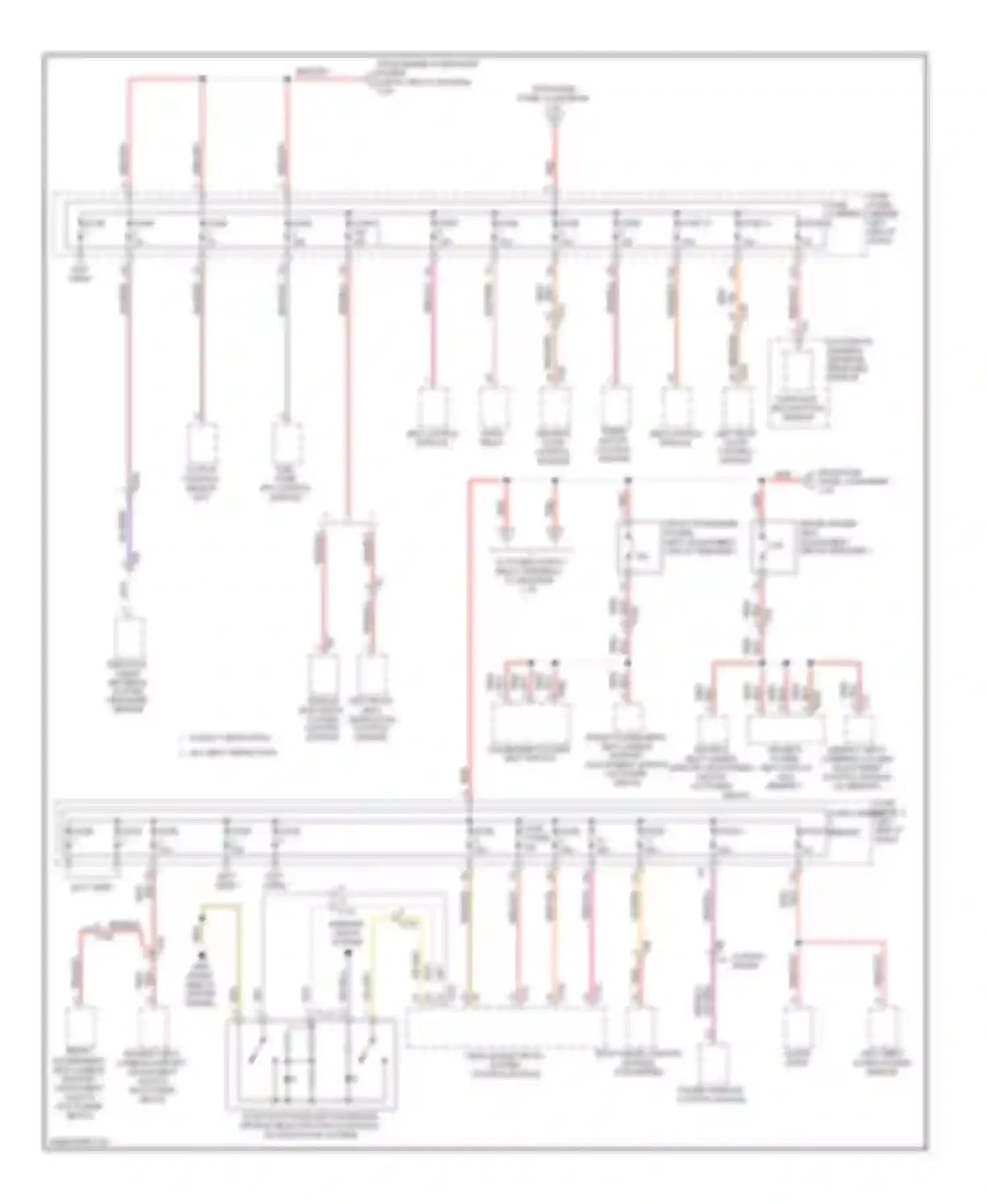A4 Audi B8 facelift (2011-2015): Power distribution circuit (7 of 7)