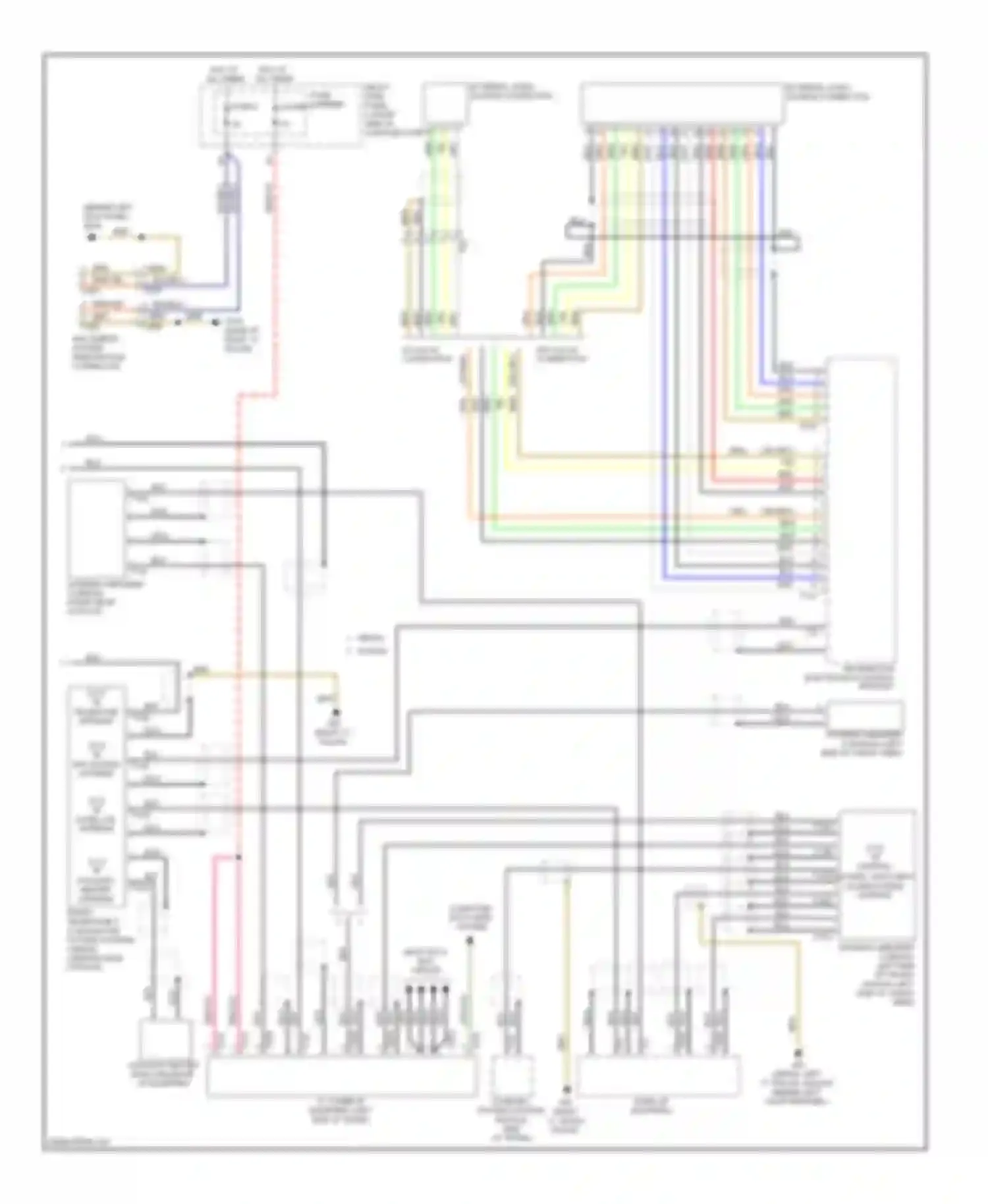 A4 Audi B8 facelift (2011-2015): Multimedia interface circuit (2 of 2)