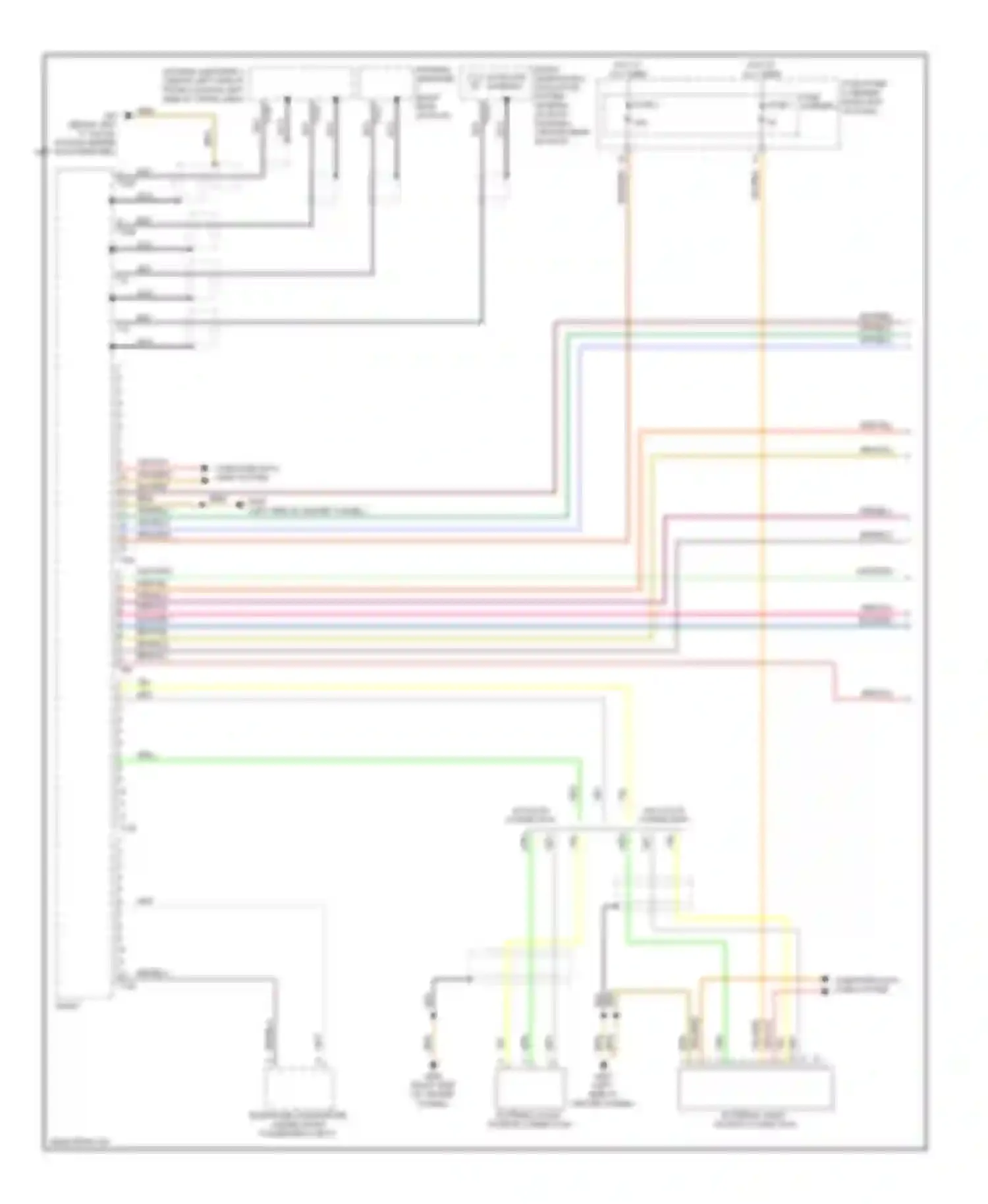 A4 Audi B8 facelift (2011-2015): Radio circuit, basic infotainment (1 of 2)