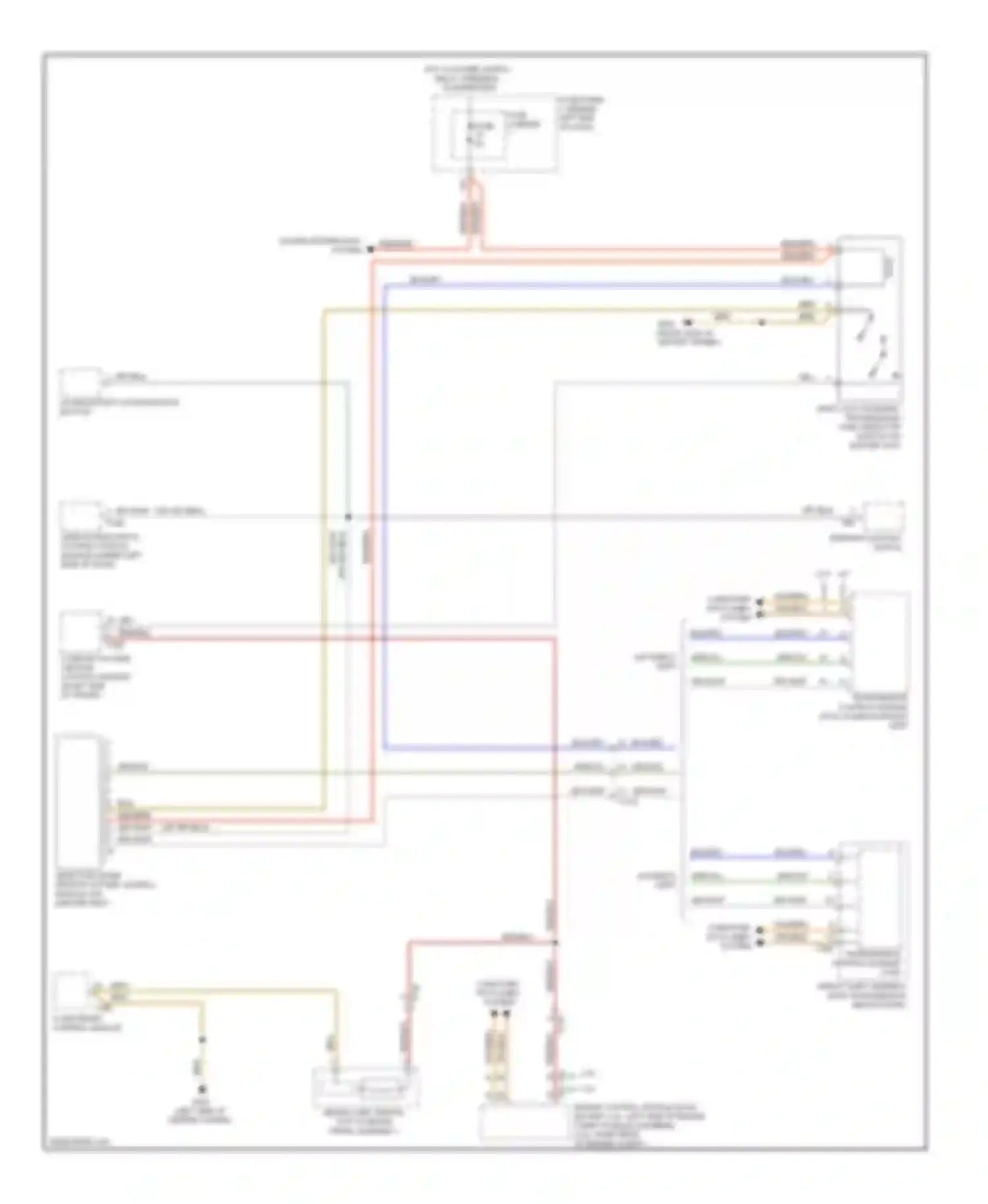 A4 Audi B8 facelift (2011-2015): Shift interlock circuit