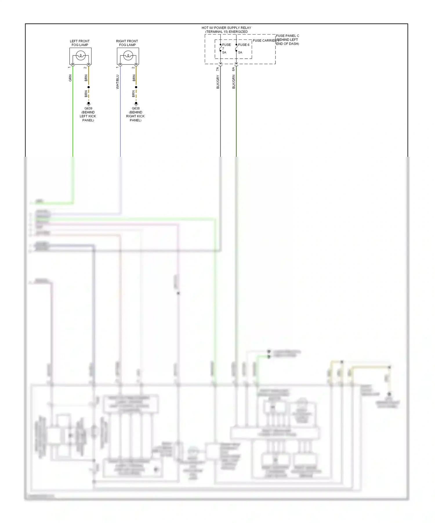 Audi A4 B8 facelift (2011-2015) (behind left kick panel) wiring diagram  (14 of 46)