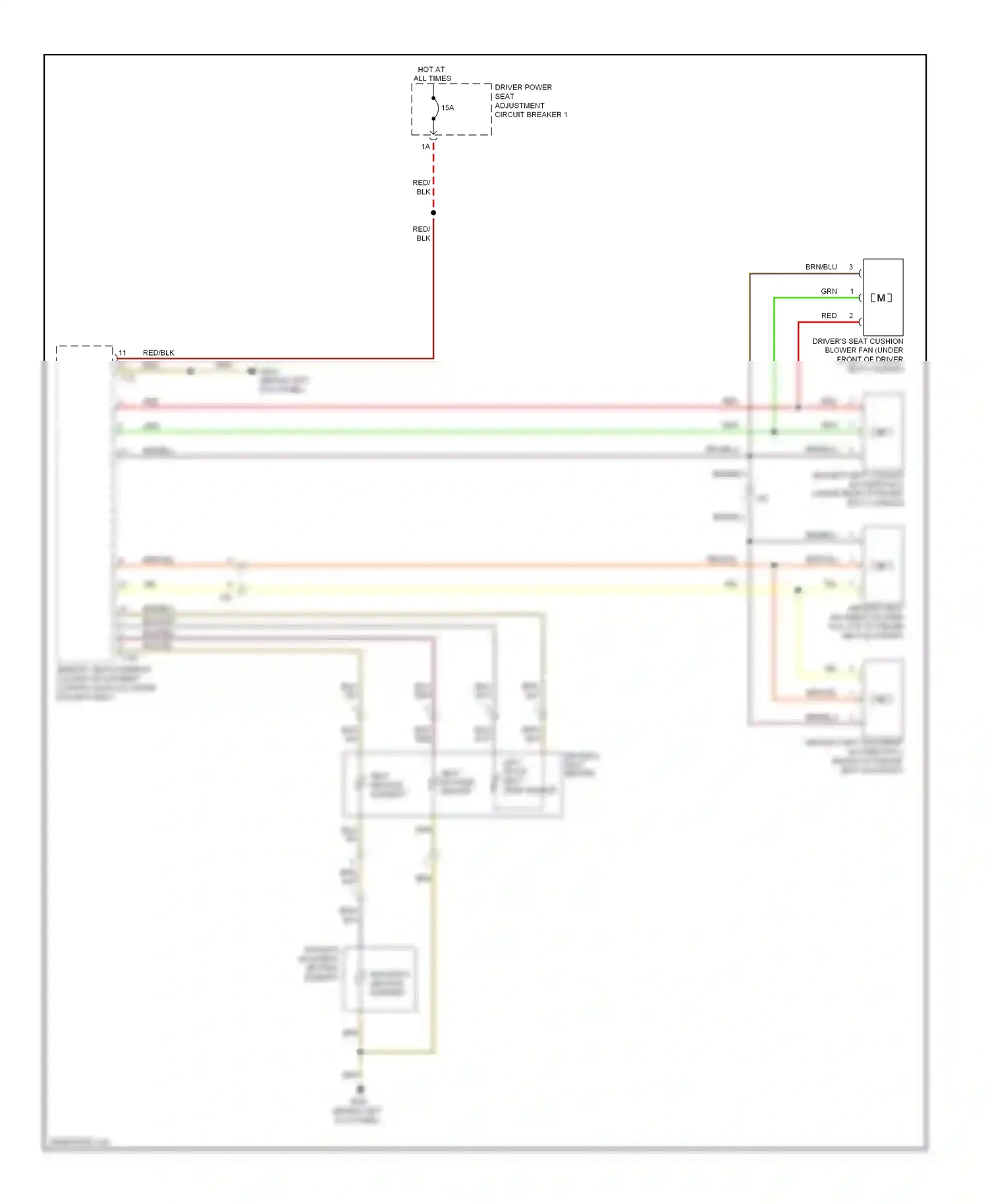 Audi A4 B8 facelift (2011-2015) (behind left kick panel) wiring diagram  (22 of 46)