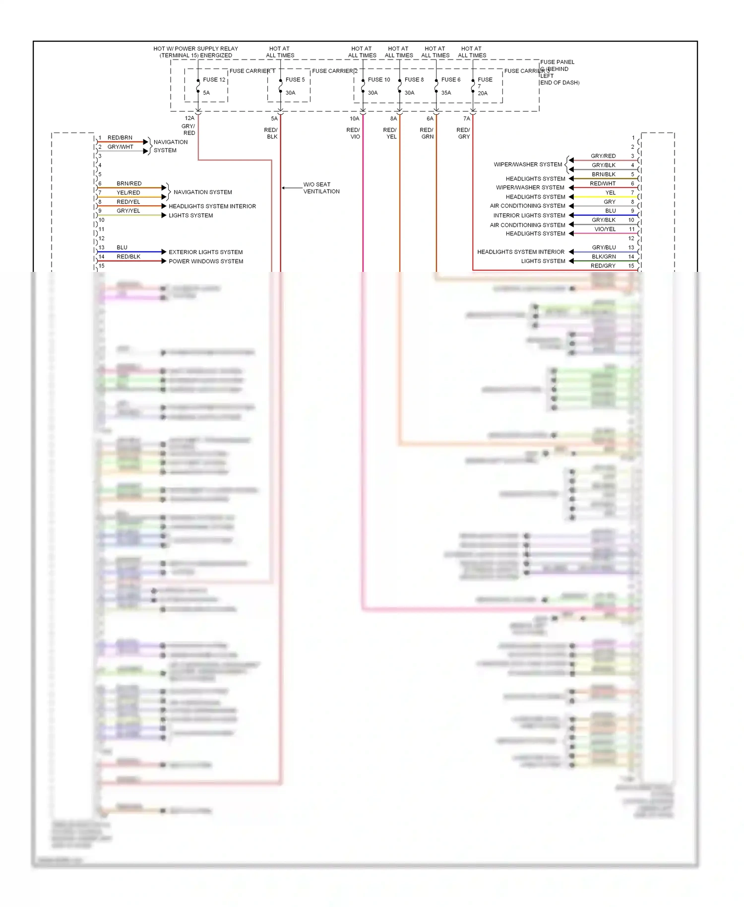 Wiring diagram blk/wht for Audi A4 B8 facelift (2011-2015) (8 of 35)
