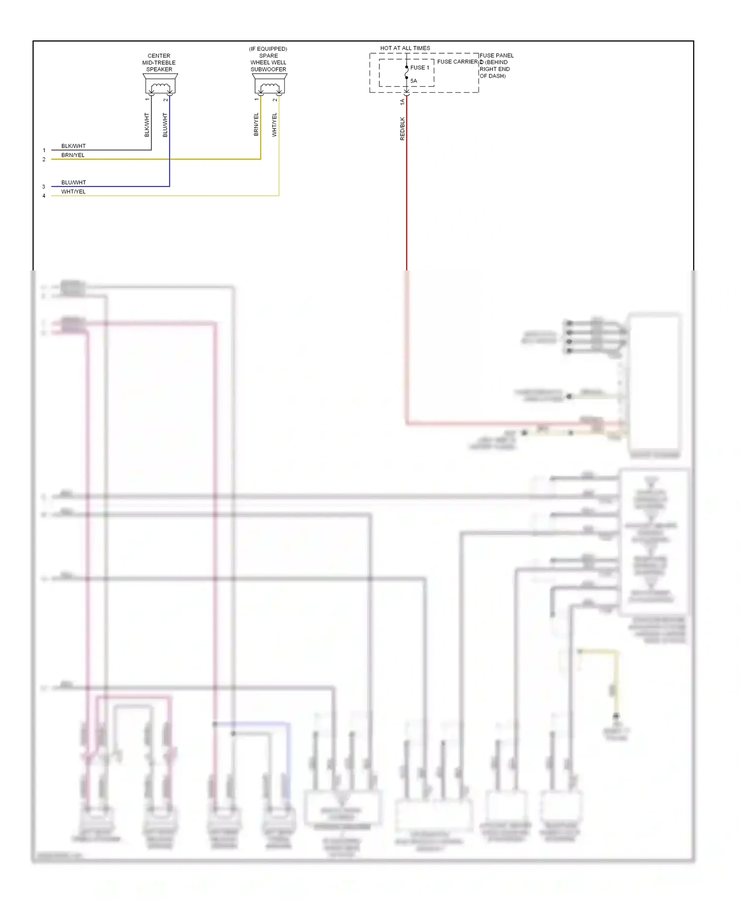 Wiring diagram blk/wht for Audi A4 B8 facelift (2011-2015) (18 of 35)