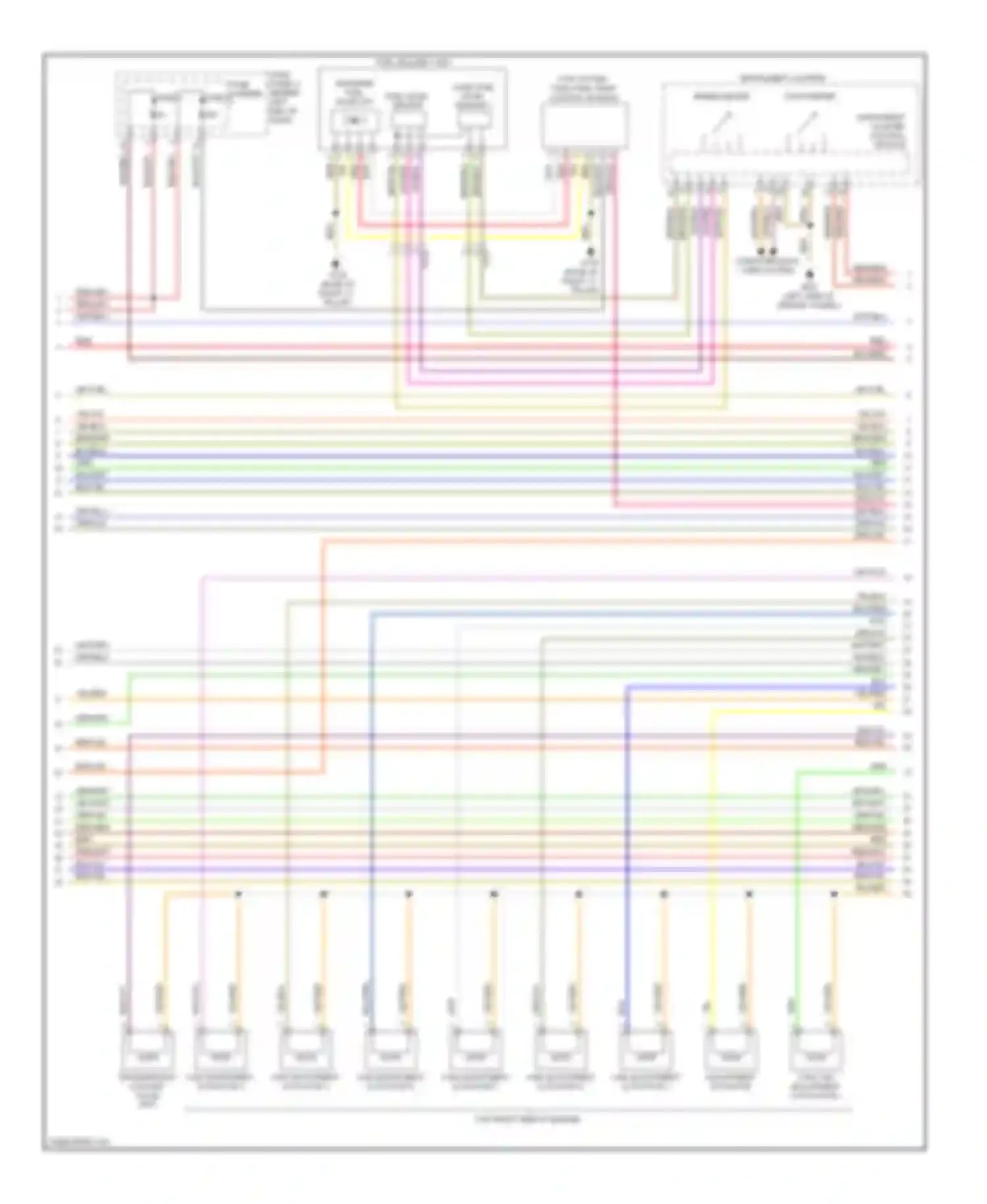 Wiring diagram brn/blk for Audi A4 B8 facelift (2011-2015) (10 of 21)
