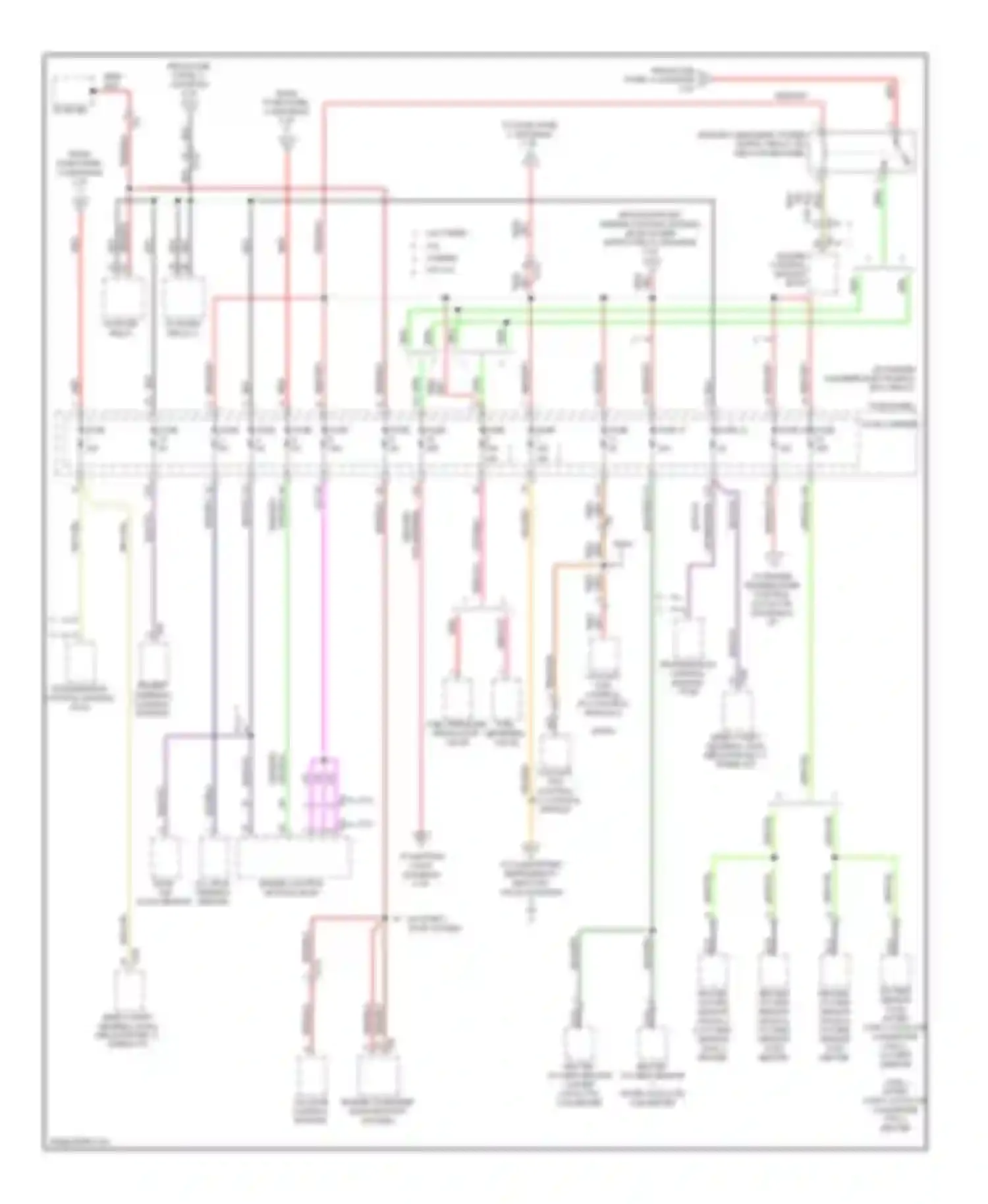 Wiring diagram oxygen oxygen sensor sensor for Audi A4 B8 facelift (2011-2015)