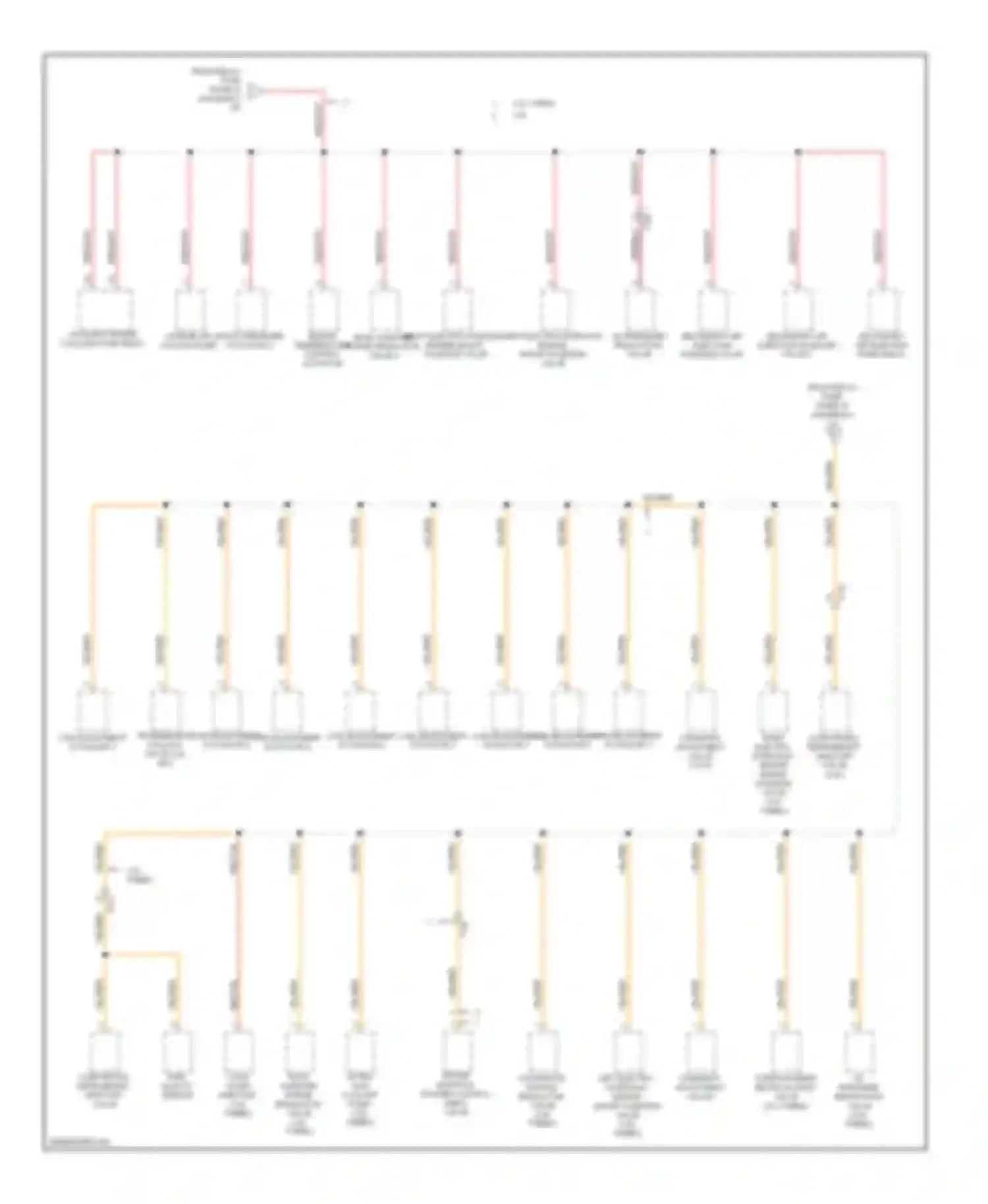 Wiring diagram engine temperature control actuator for Audi A4 B8 facelift (2011-2015)