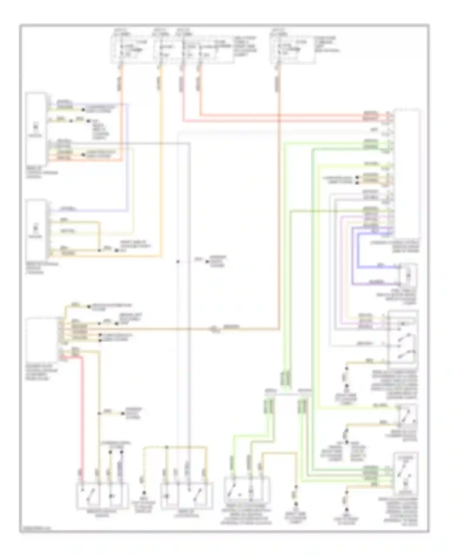 Wiring diagram fuse 1 for Audi A4 B8 facelift (2011-2015) (12 of 12)