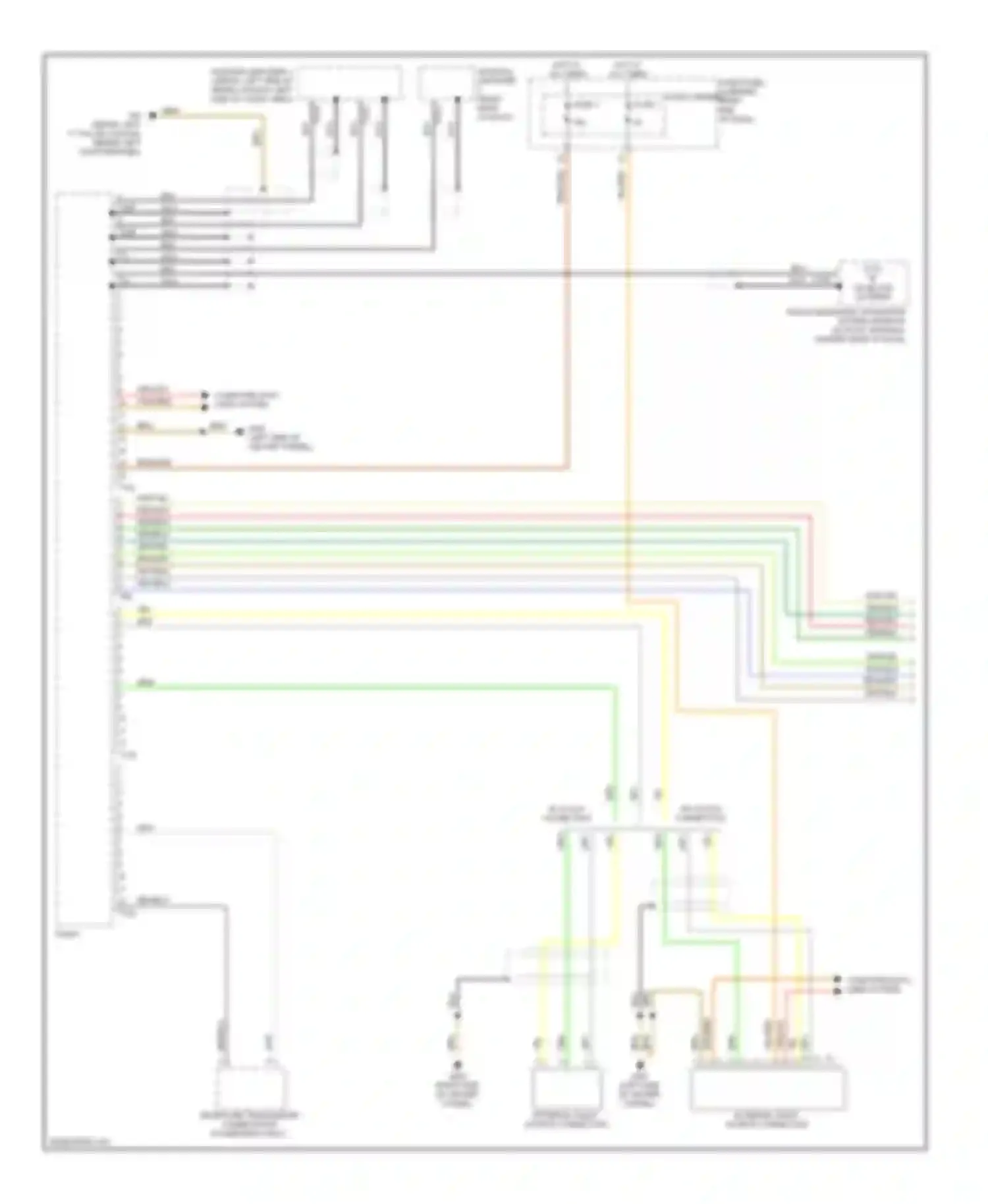 Wiring diagram fuse 1 for Audi A4 B8 facelift (2011-2015) (10 of 12)