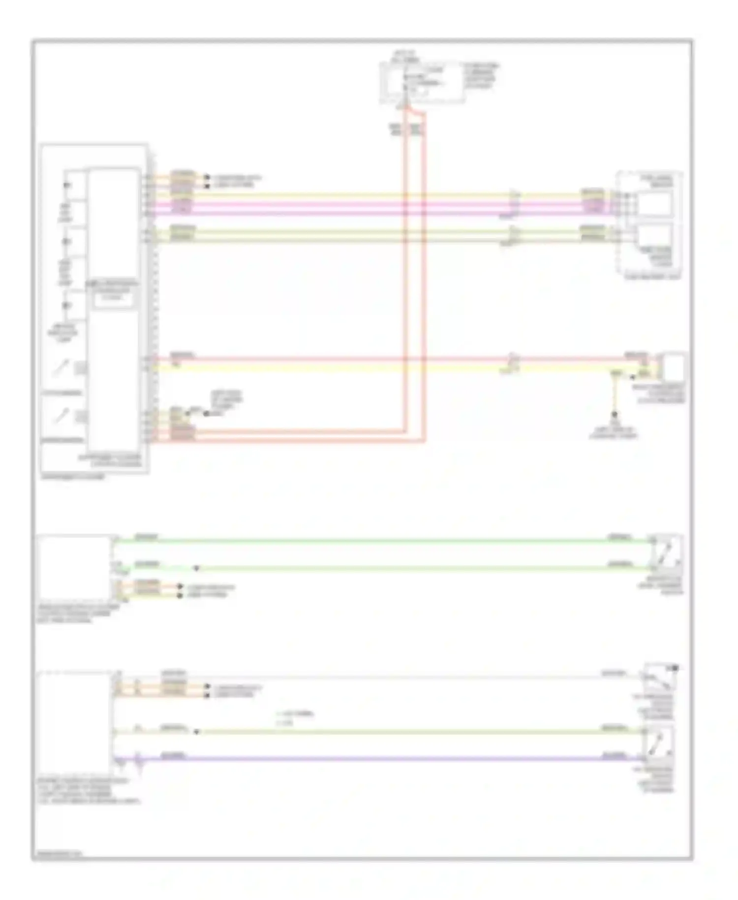 Wiring diagram asr/ esp ind lamp for Audi A4 B8 facelift (2011-2015)