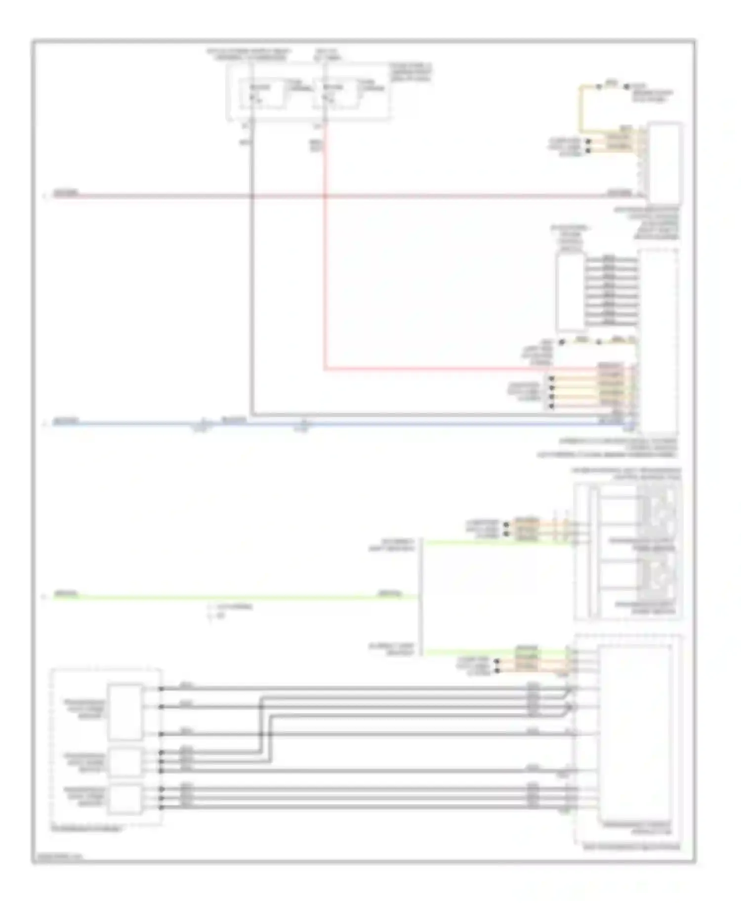 Wiring diagram fuse carrier 2 fuse for Audi A4 B8 facelift (2011-2015)