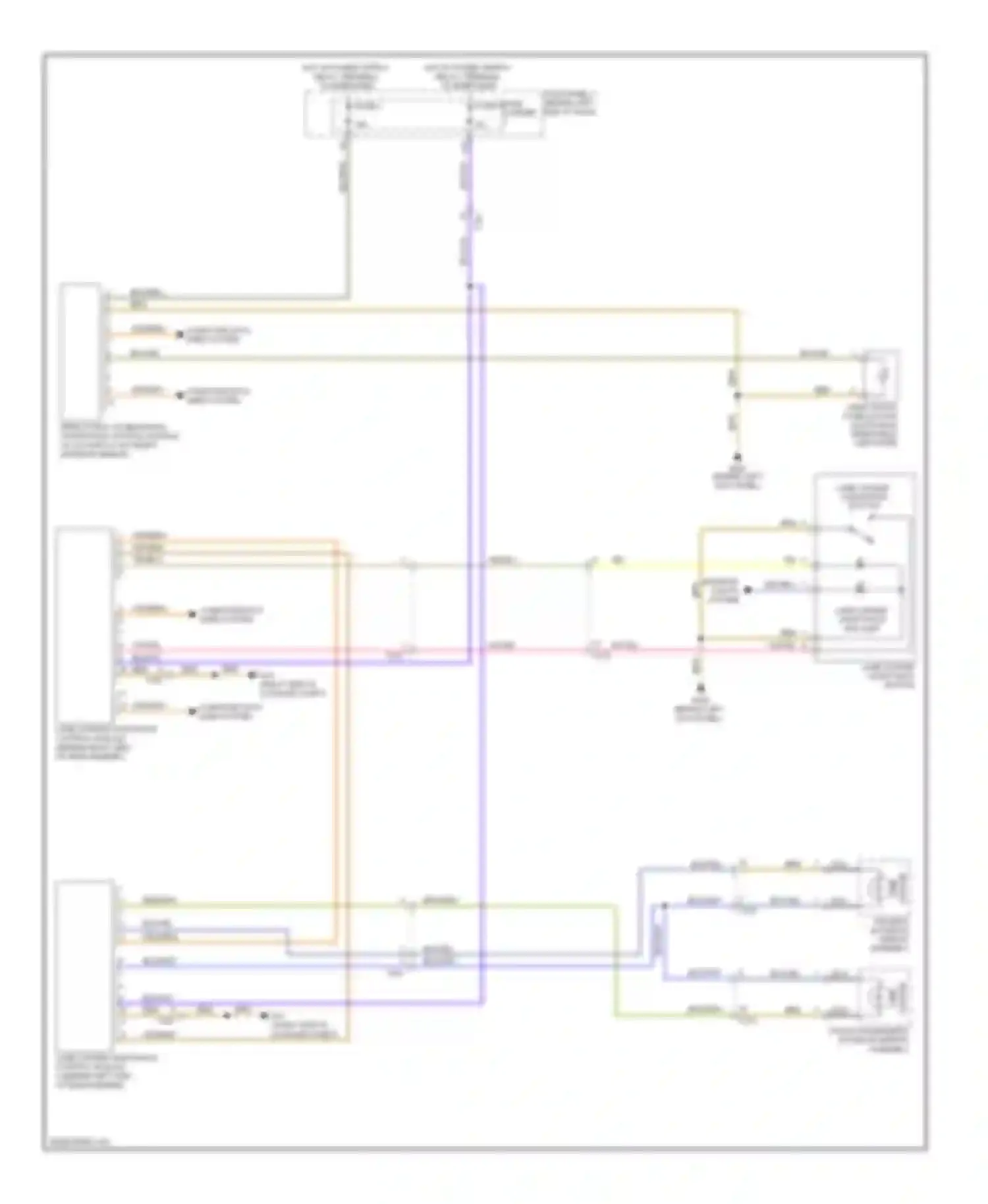 Wiring diagram fuse carrier 1 fuse 11 for Audi A4 B8 facelift (2011-2015)