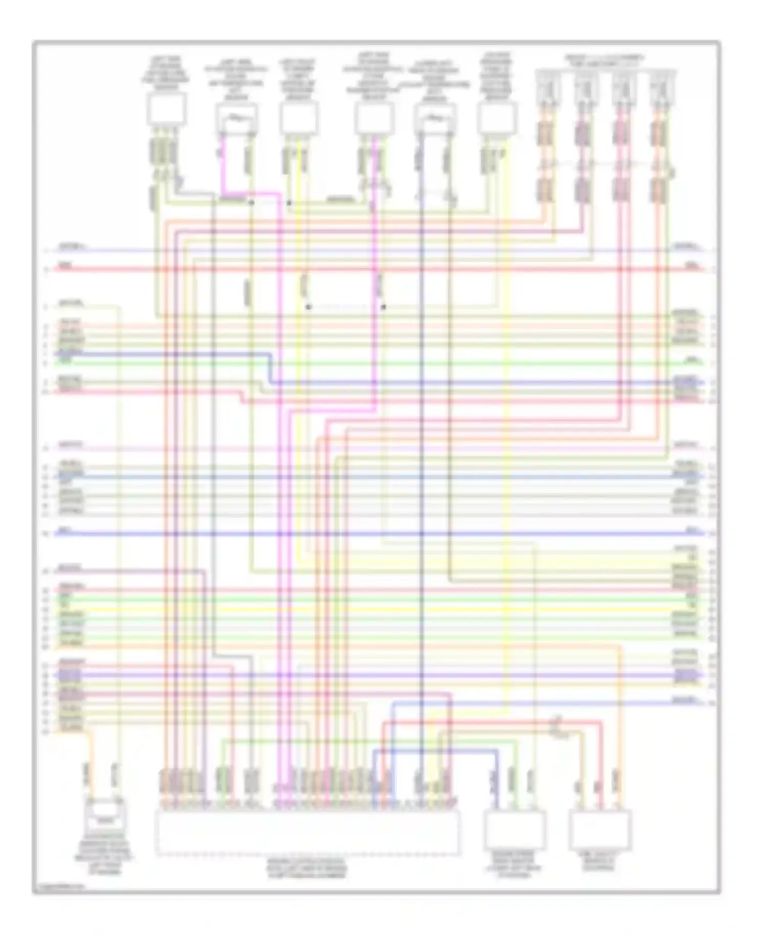Wiring diagram blk/vio for Audi A4 B8 facelift (2011-2015)