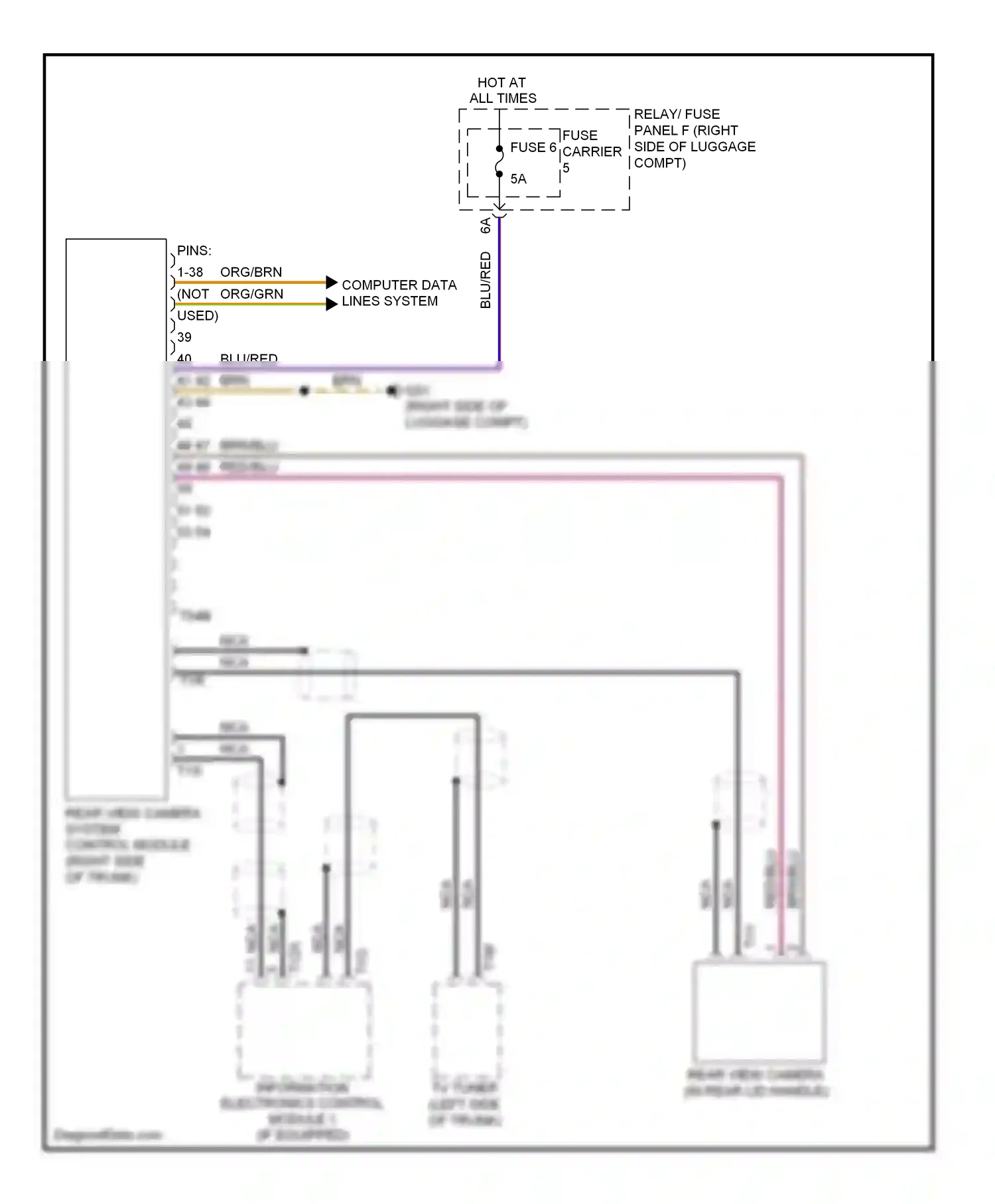 Wiring diagram nca for Audi A4 B8 facelift (2011-2015) (40 of 57)