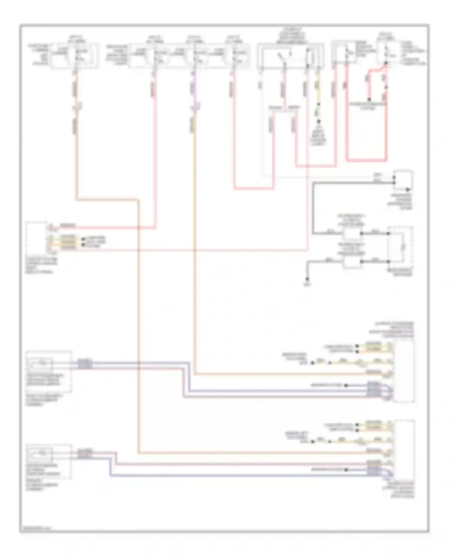 Wiring diagram rear window defogger for Audi A4 B8 facelift (2011-2015)