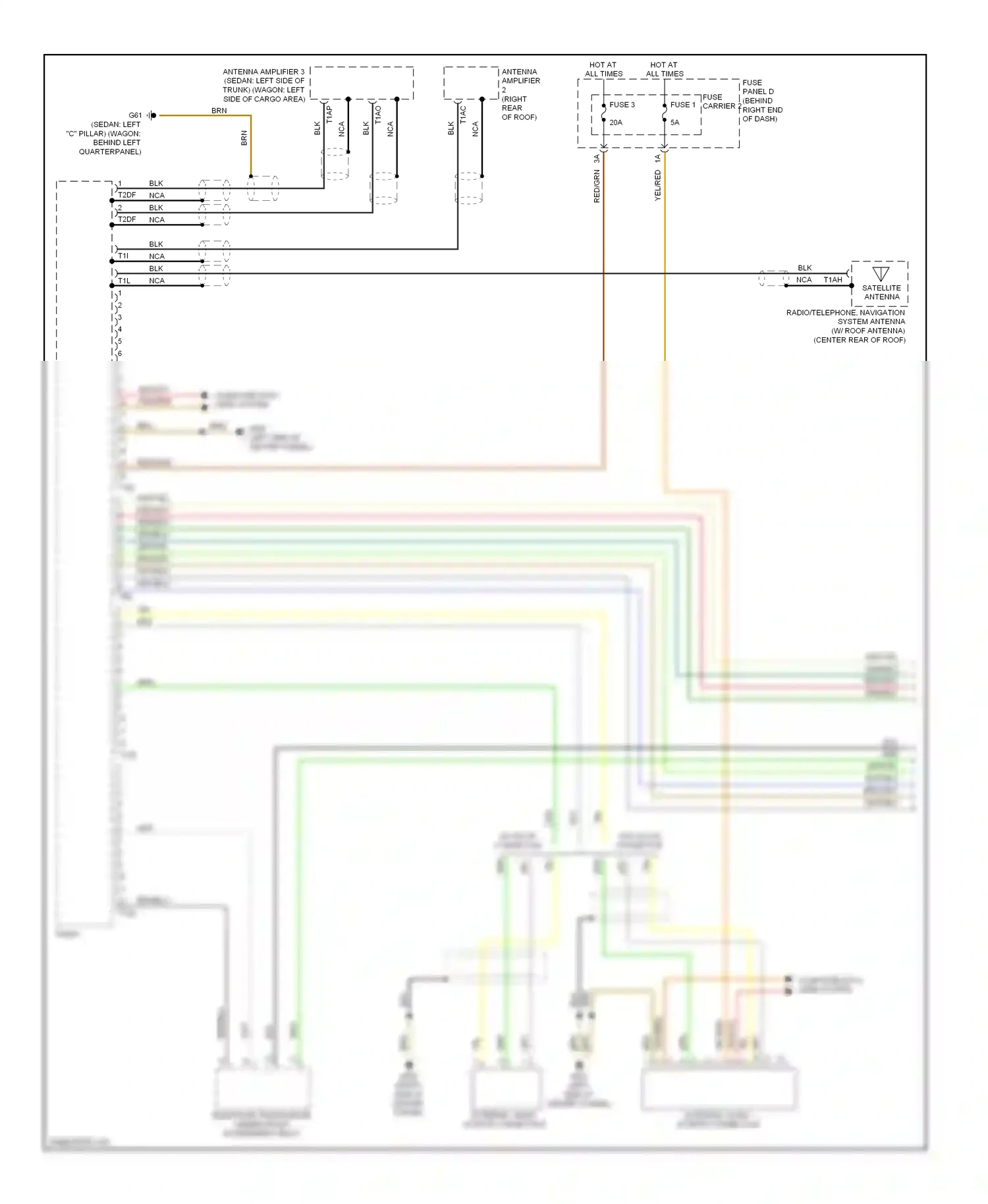 Wiring diagram org/vio for Audi A4 B8 facelift (2011-2015) (5 of 8)