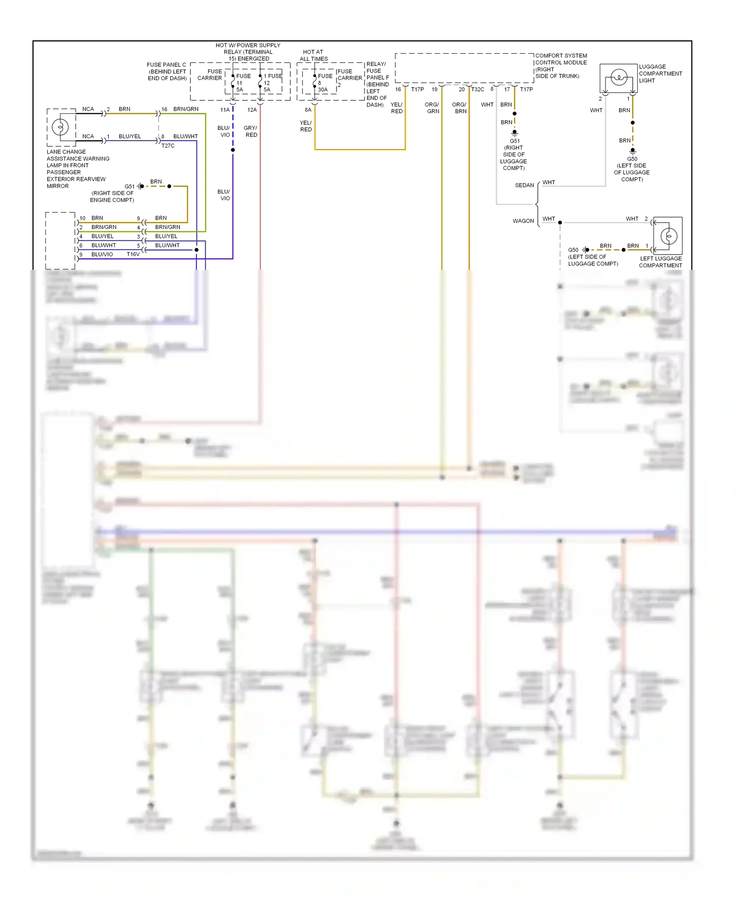 Audi A4 B8 facelift (2011-2015) wagon wiring diagram  (4 of 13)