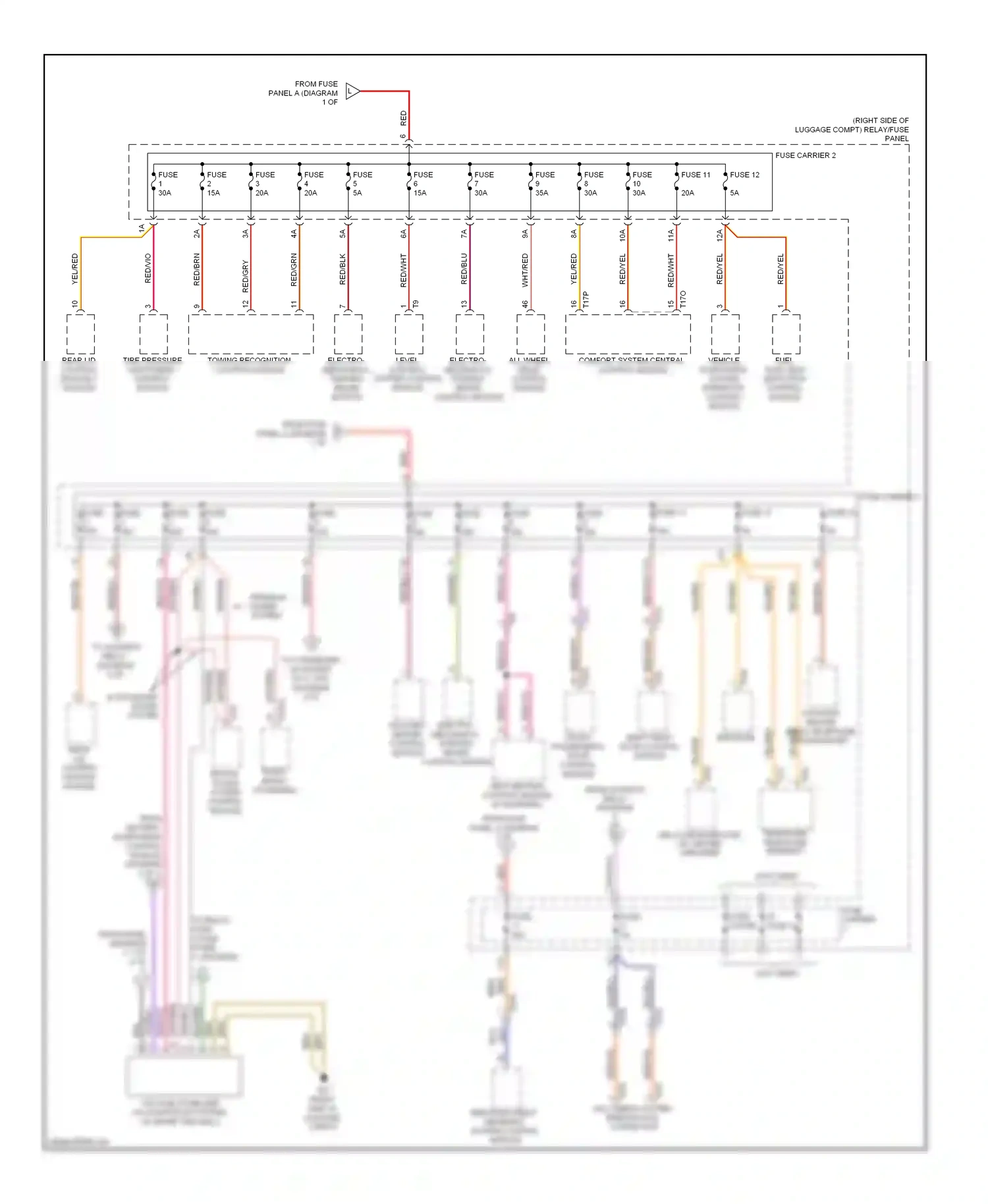 Wiring diagram wht/blk for Audi A4 B8 facelift (2011-2015) (17 of 27)