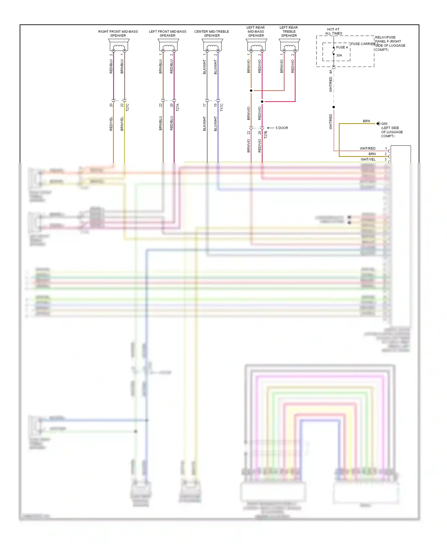 Wiring diagram wht/grn for Audi A4 B8 facelift (2011-2015) (15 of 16)