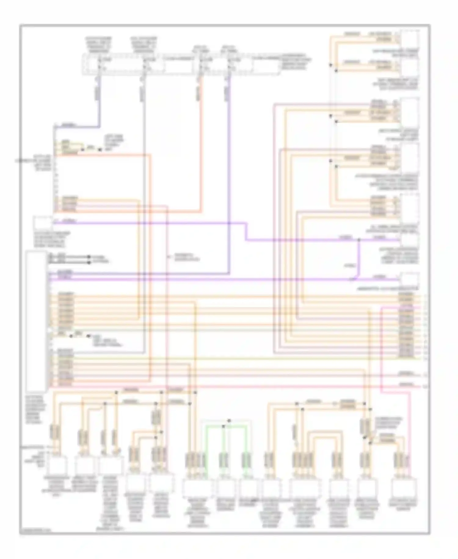 A4 Audi B8 (2007-2012): Computer data lines circuit (1 of 3)