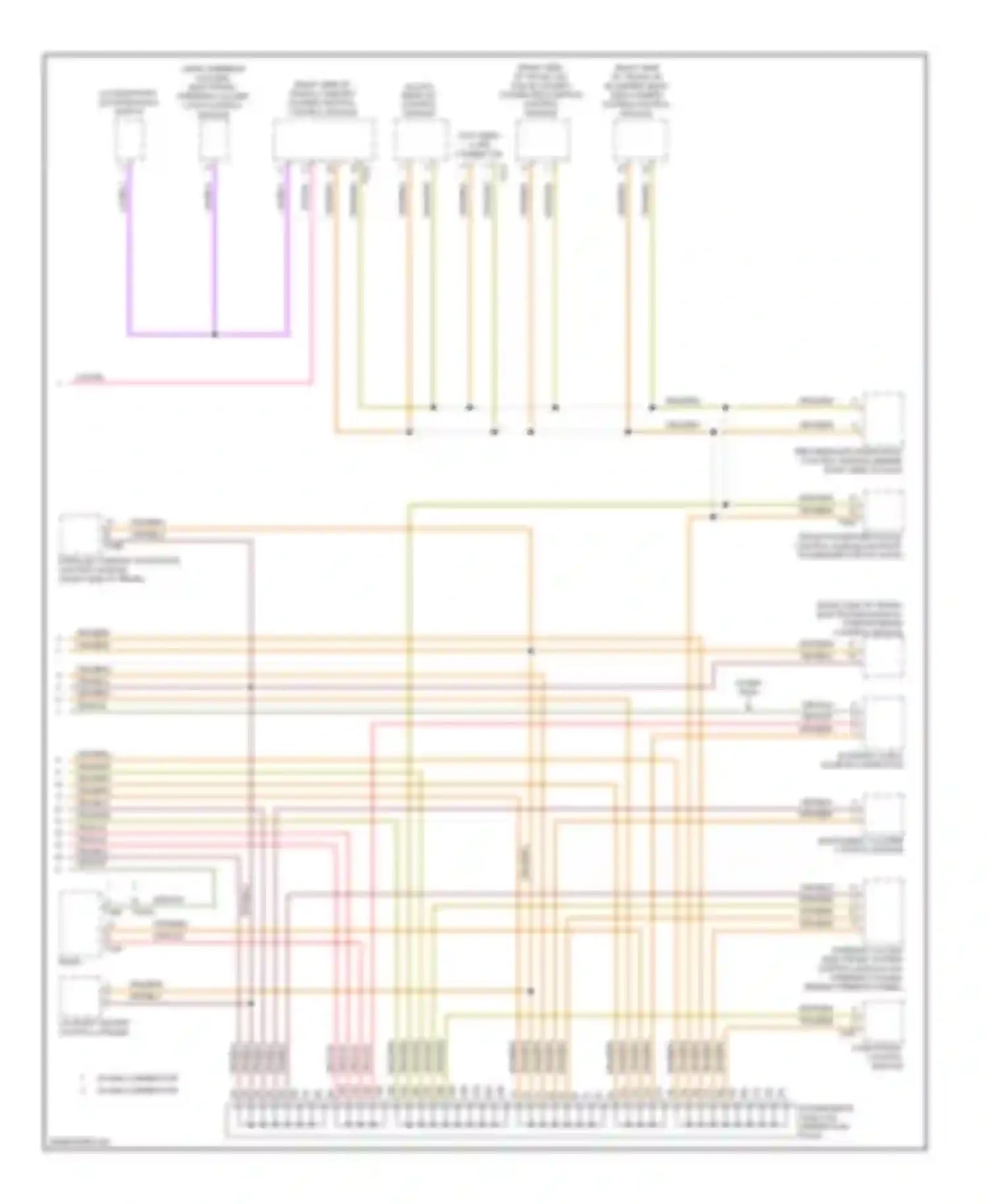 A4 Audi B8 (2007-2012): Computer data lines circuit (3 of 3)