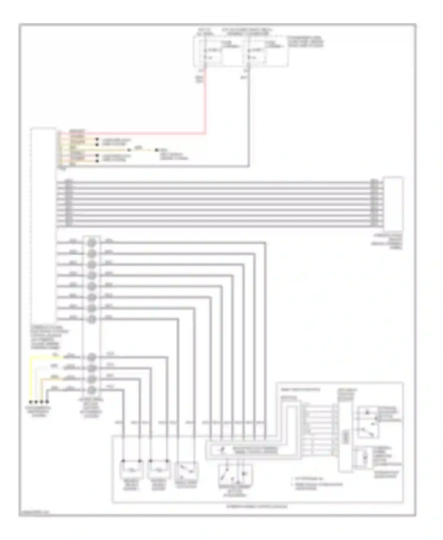 A4 Audi B8 (2007-2012): Power steering column circuit