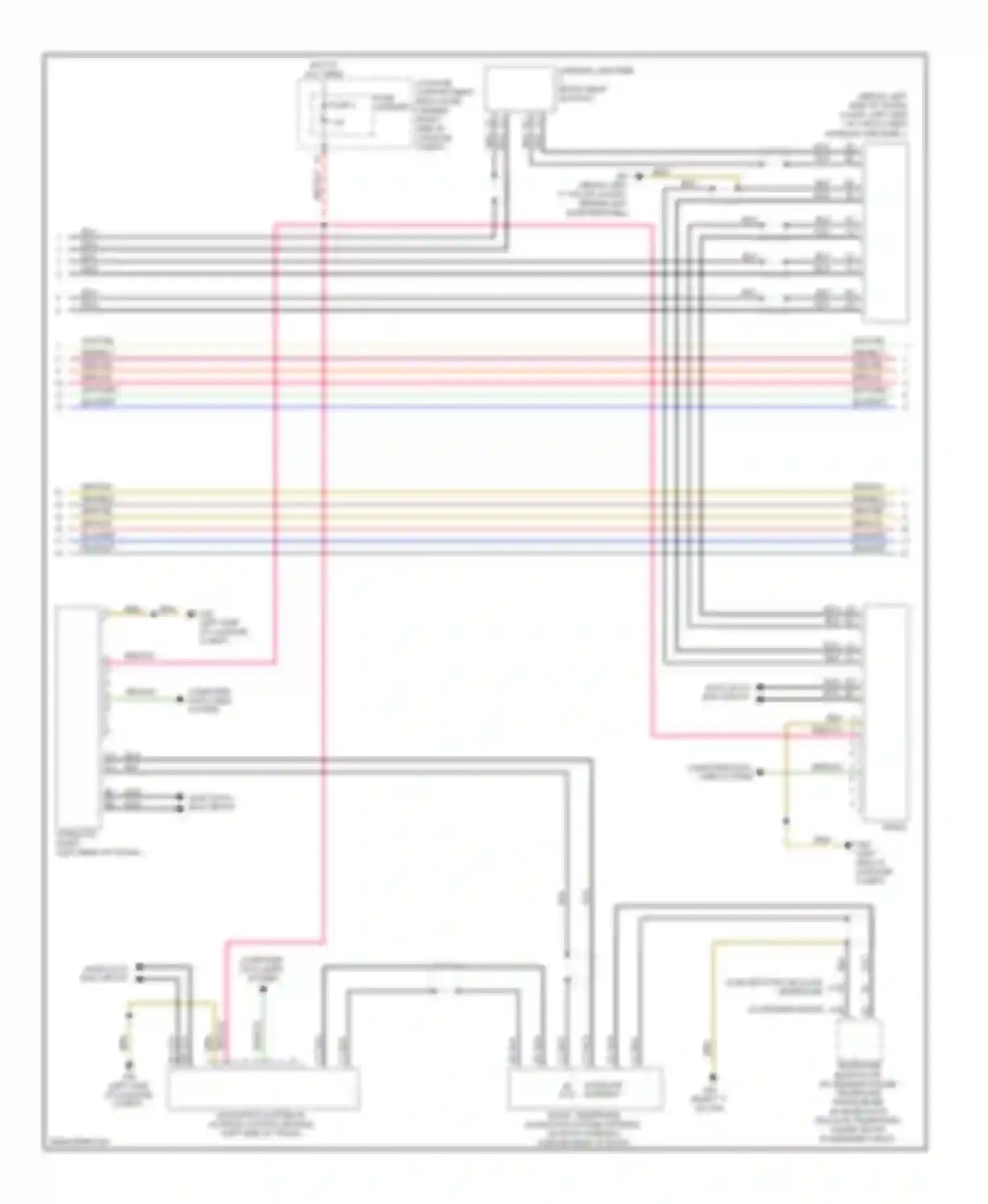 A4 Audi B8 (2007-2012): Navigation circuit, mmi 2 standard (2 of 3)