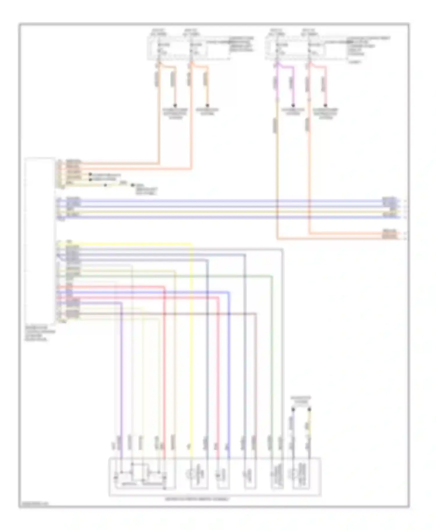 A4 Audi B8 (2007-2012): Power mirrors circuit (1 of 2)