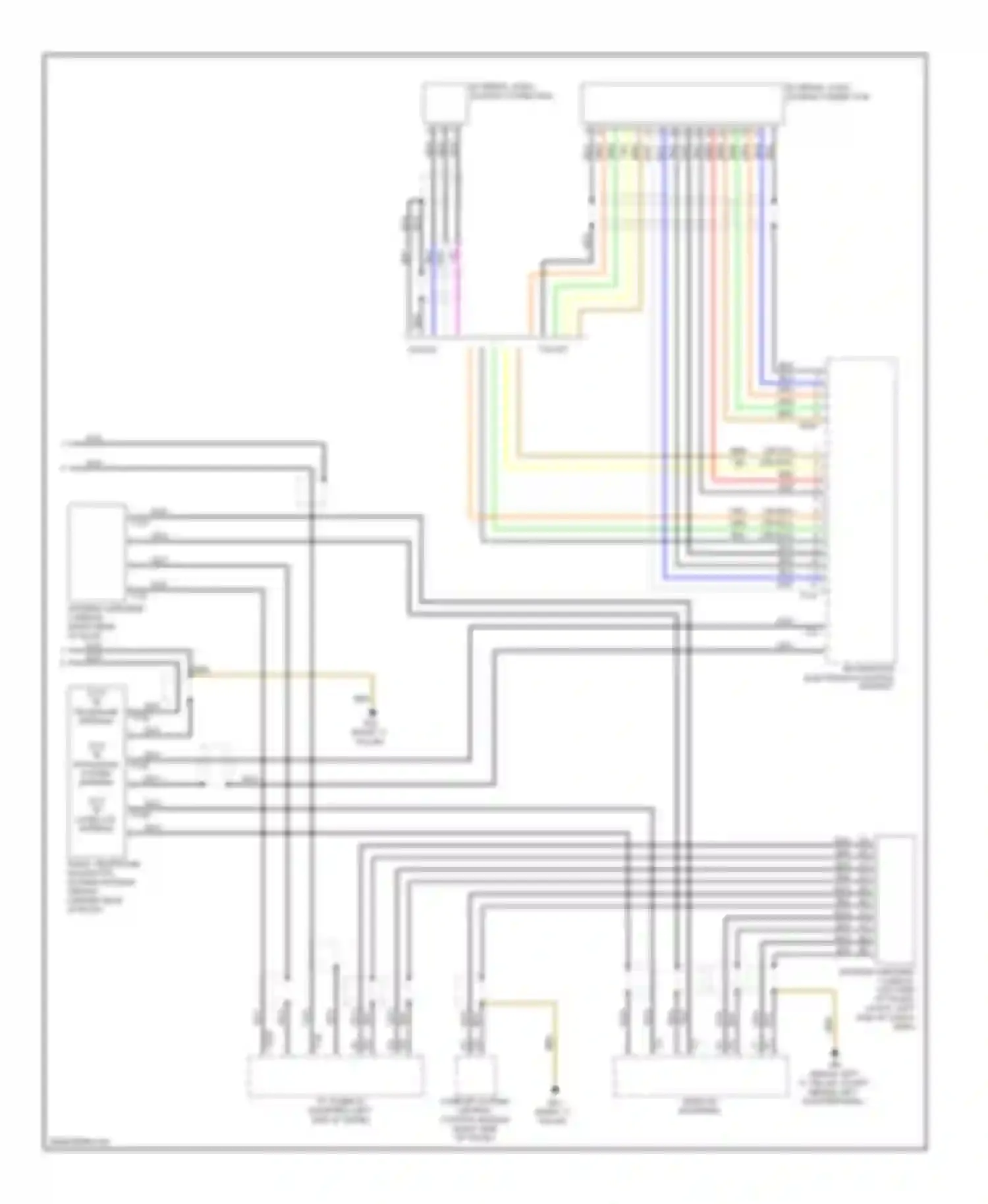 A4 Audi B8 (2007-2012): Multimedia interface circuit (2 of 2)
