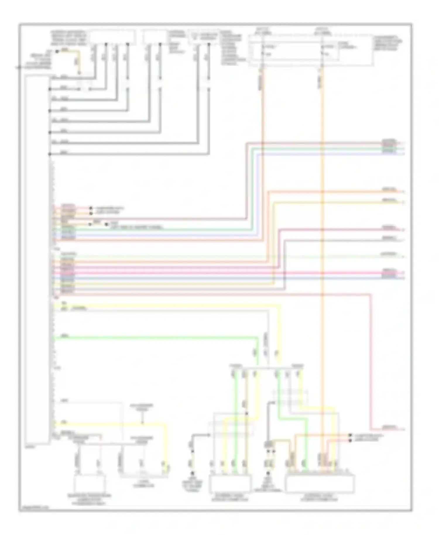 A4 Audi B8 (2007-2012): Radio circuit, basic infotainment (1 of 2)