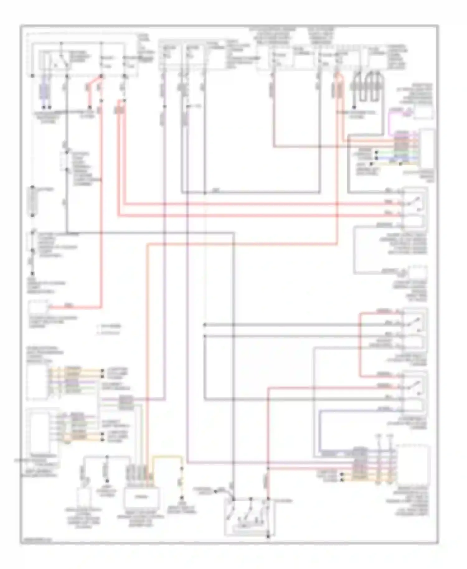 A4 Audi B8 (2007-2012): Starting circuit
