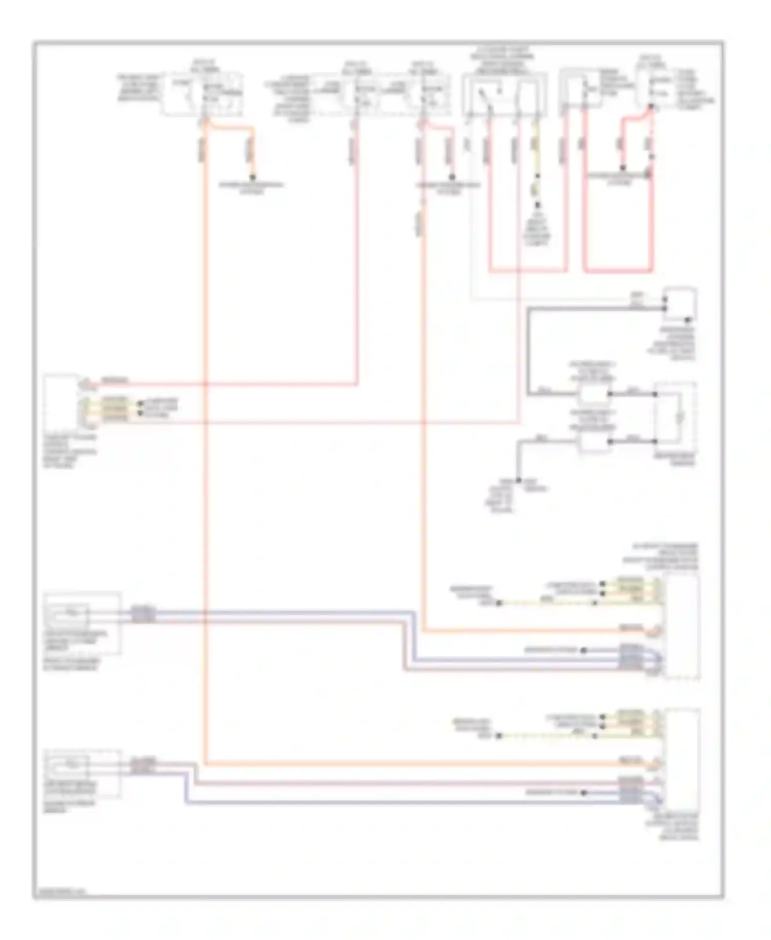Wiring diagram rear window defogger fuse for Audi A4 B8 (2007-2012)