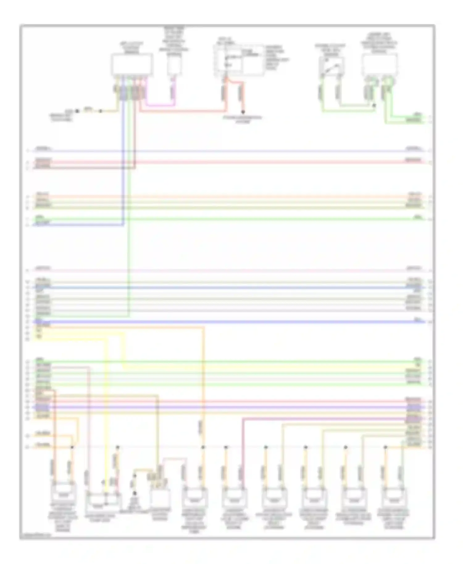 Wiring diagram blu/grn for Audi A4 B8 (2007-2012) (8 of 30)