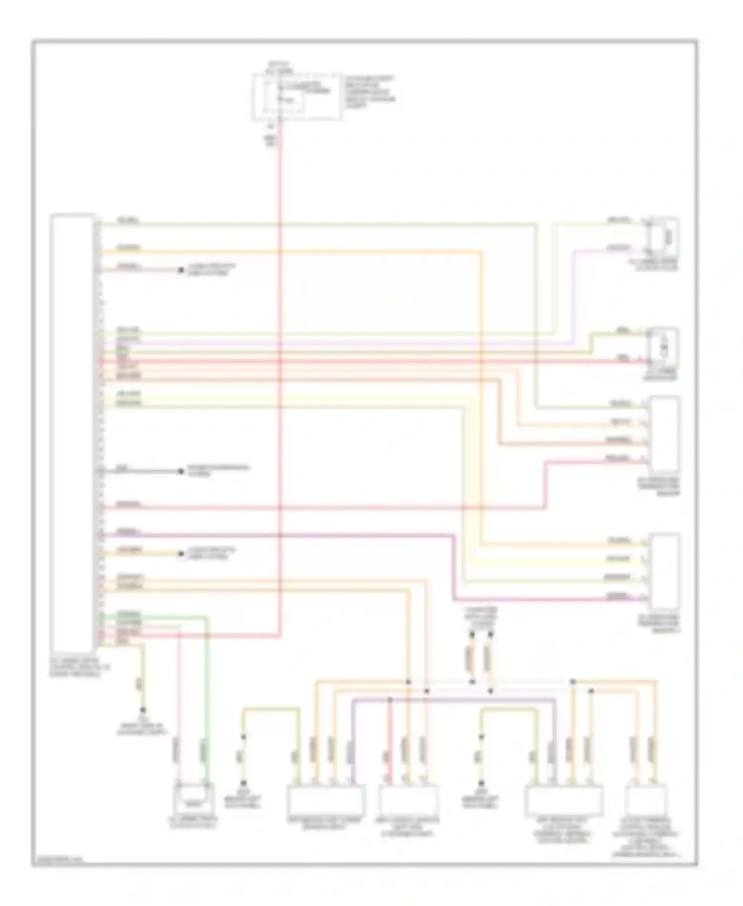 Wiring diagram brn/wht for Audi A4 B8 (2007-2012) (11 of 16)