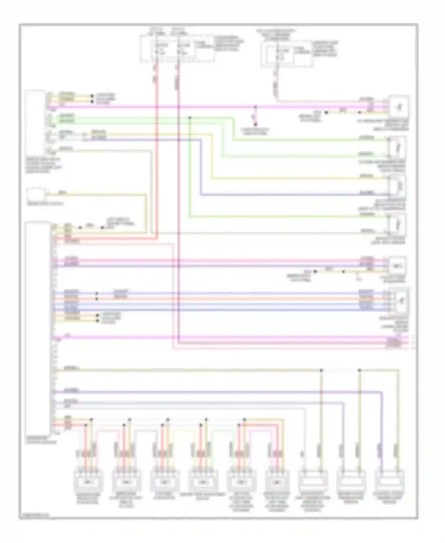 Wiring diagram computer data lines system for Audi A4 B8 (2007-2012) (5 of 97)