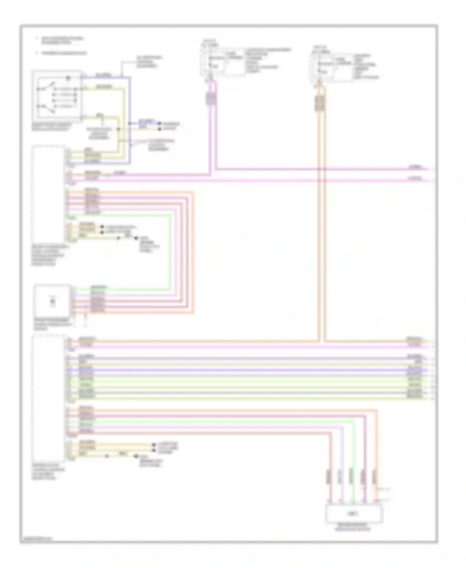 Wiring diagram fuse carrier 3 fuse 9 for Audi A4 B8 (2007-2012)