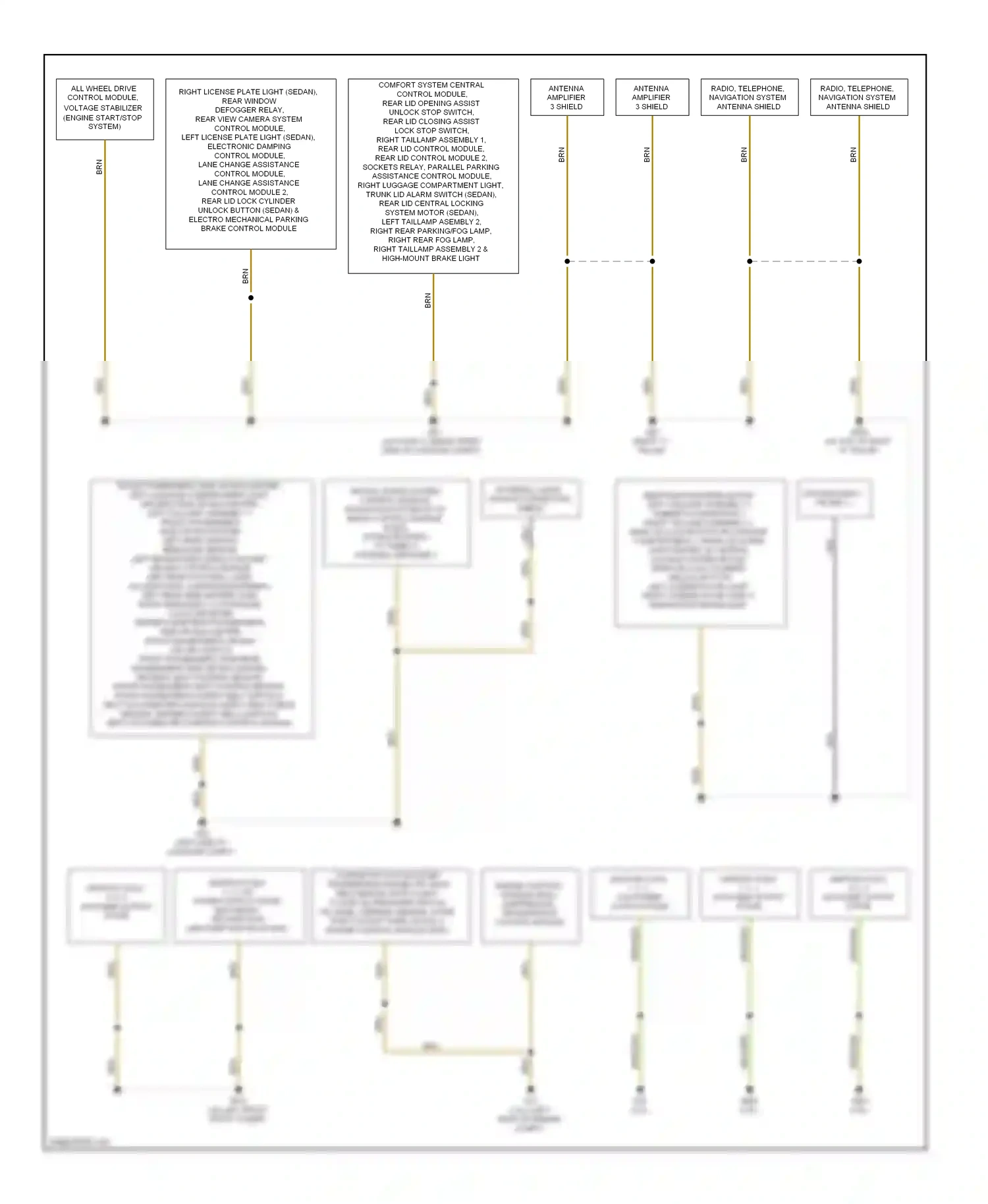 Audi A4 B8 (2007-2012) engine control module (ecm) wiring diagram  (2 of 4)