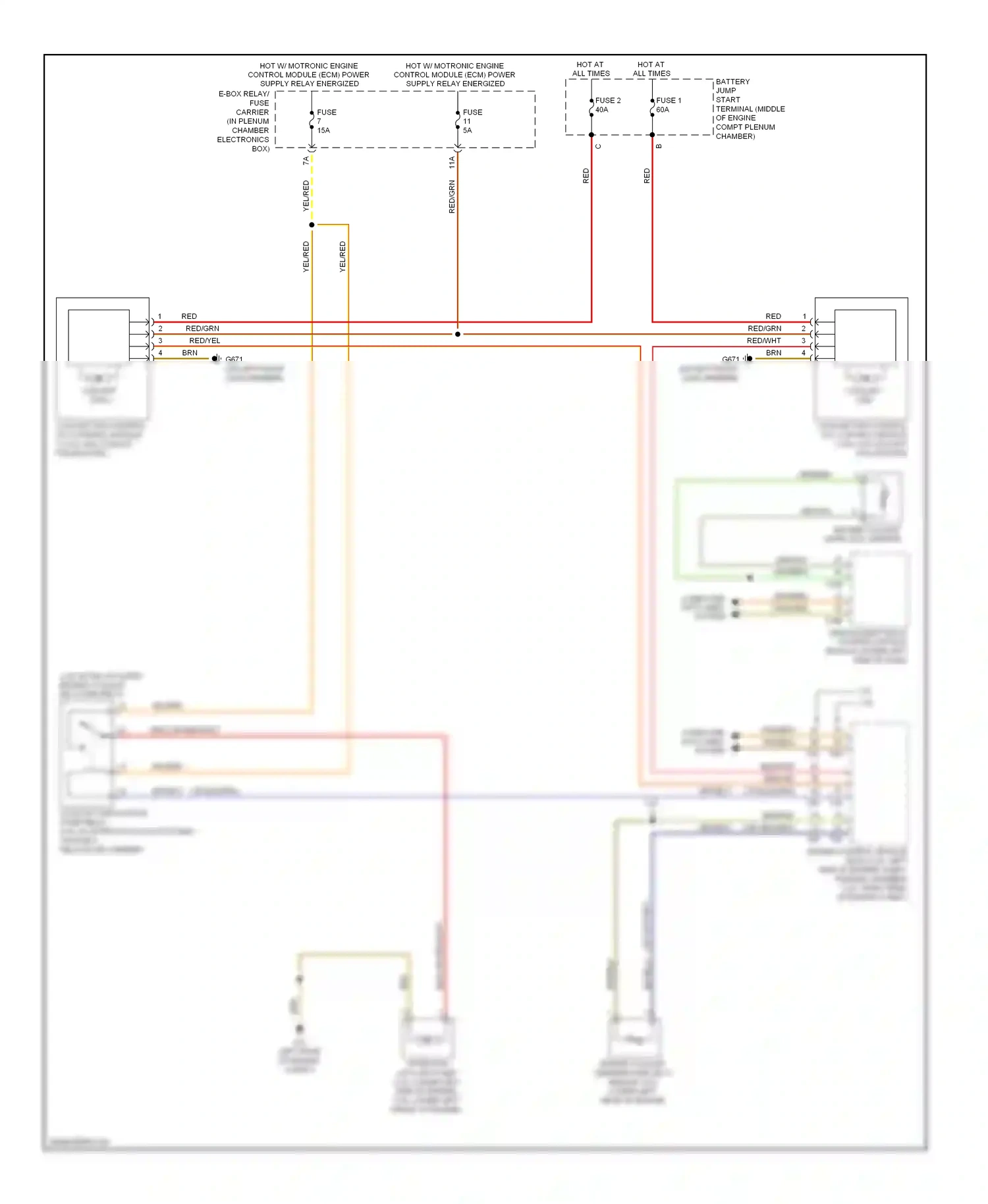 Audi A4 B8 (2007-2012) engine coolant temperature (ect) sensor (2.0l: lower left rear of engine) wiring diagram  (3 of 3)