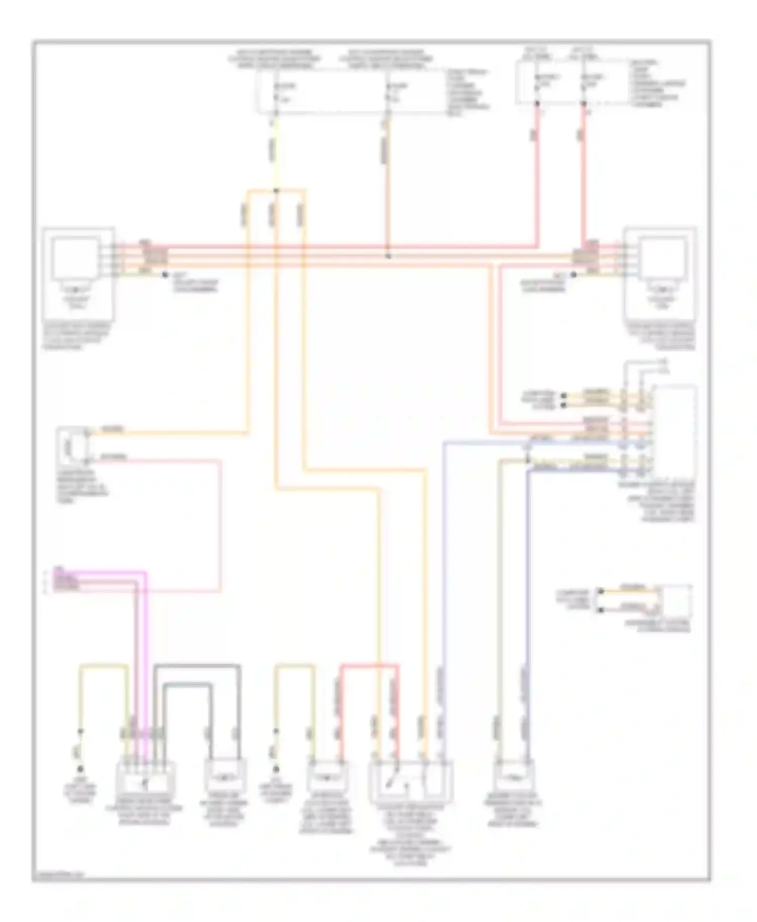 Wiring diagram computer data lines system for Audi A4 B8 (2007-2012)