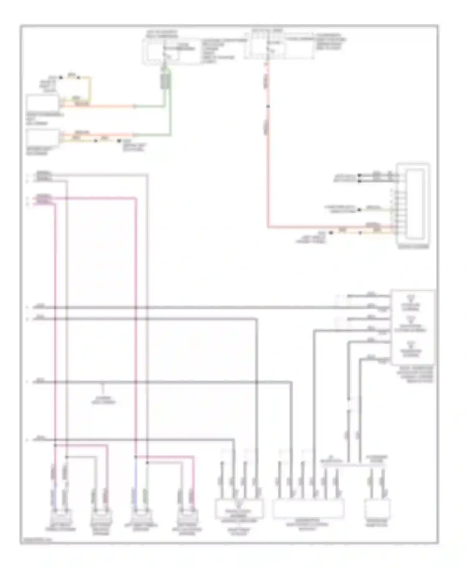Wiring diagram fuse carrier 2 for Audi A4 B8 (2007-2012) (35 of 39)