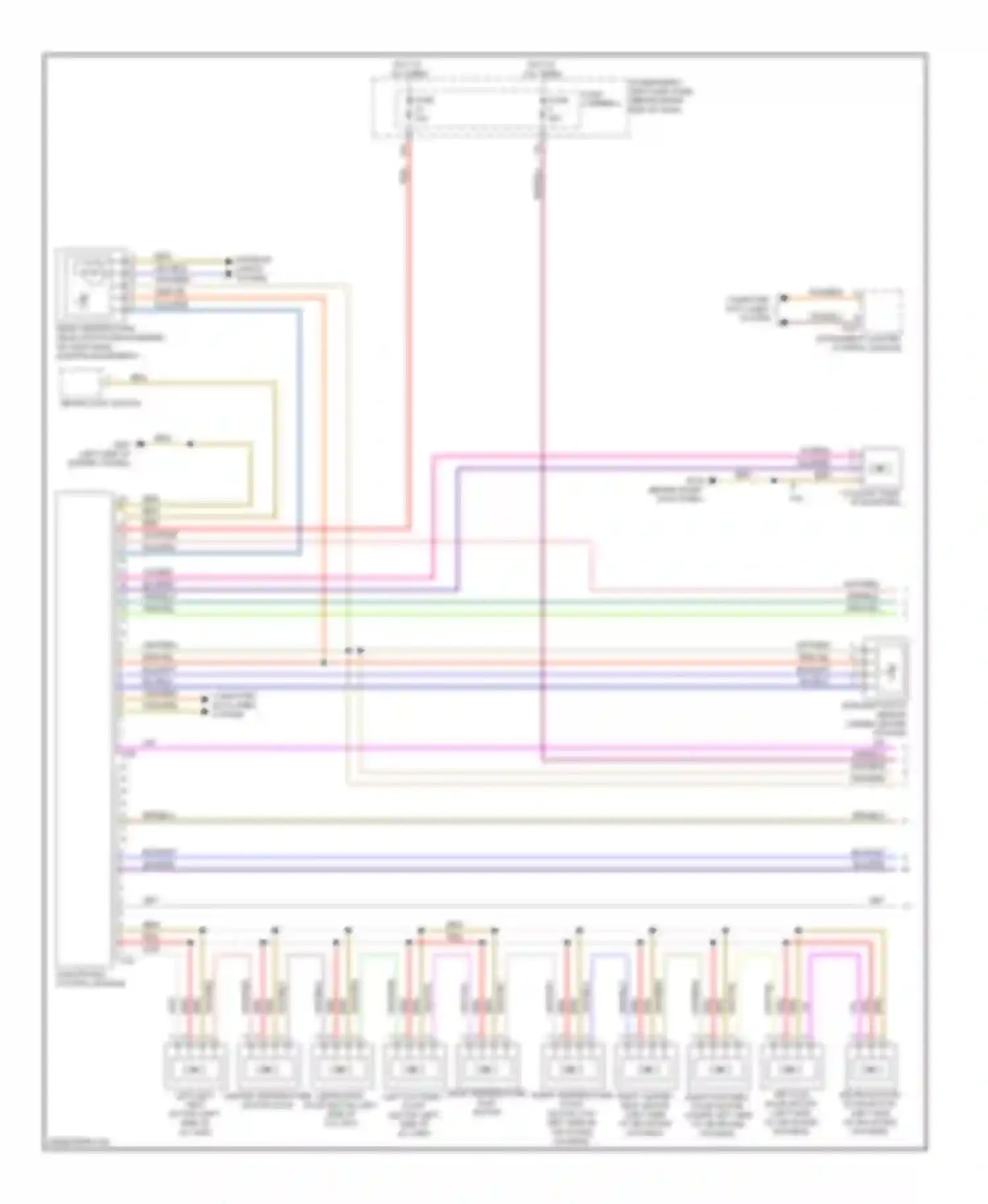 Wiring diagram grn/blu for Audi A4 B8 (2007-2012) (3 of 17)