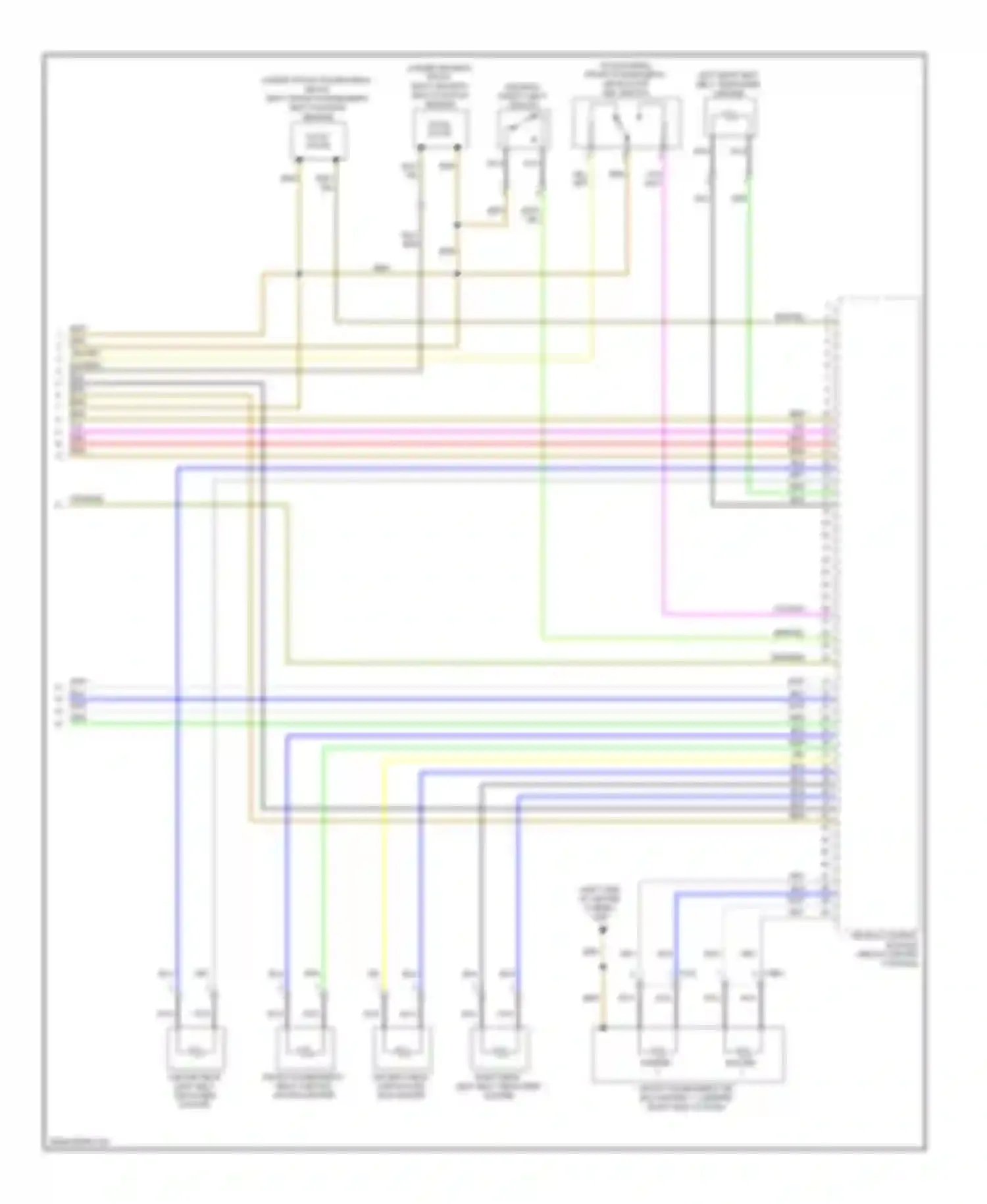 Wiring diagram grn/yel for Audi A4 B8 (2007-2012) (29 of 30)