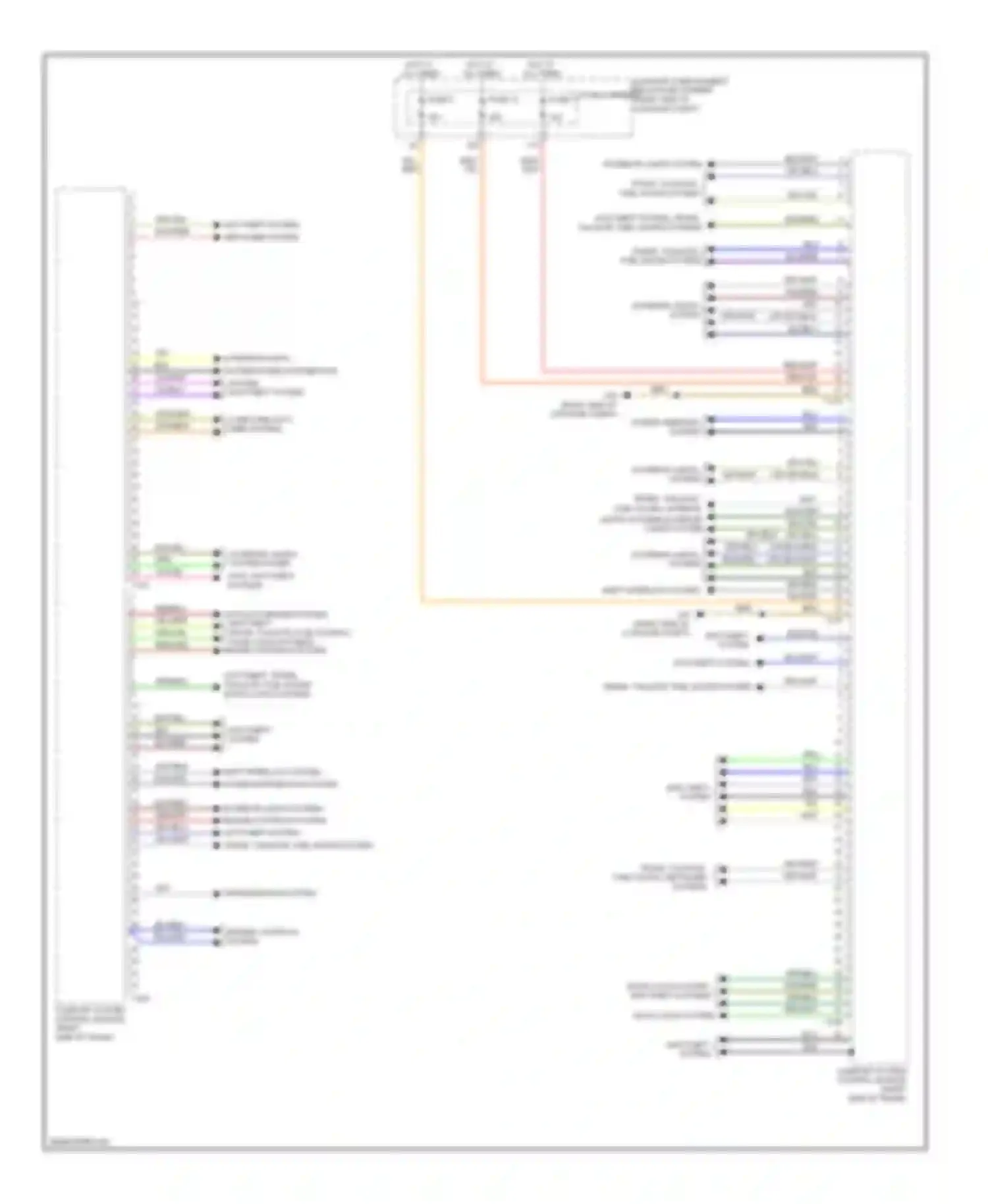 Wiring diagram power windows system for Audi A4 B8 (2007-2012)