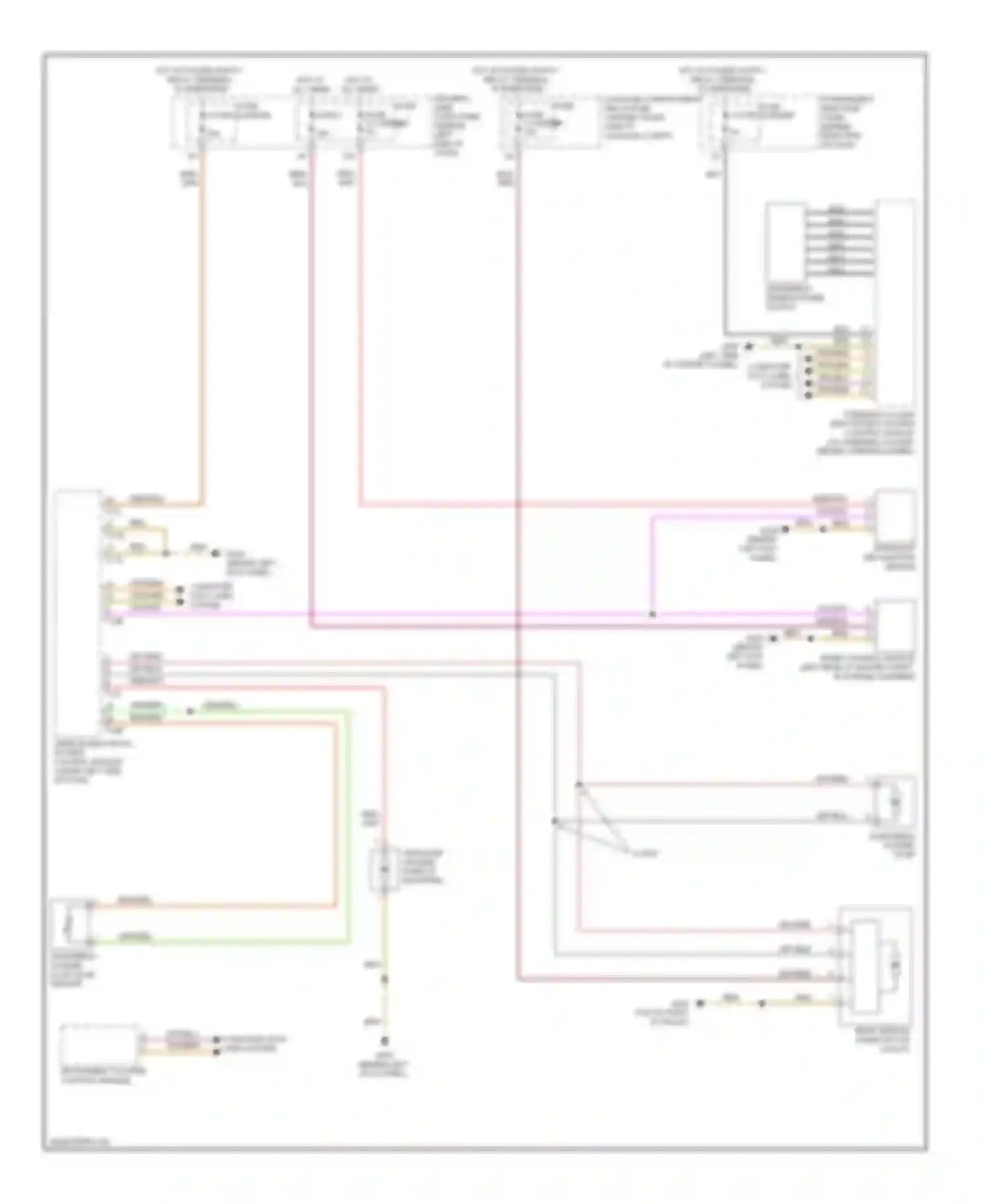 Wiring diagram fuse carrier 1 fuse 5 for Audi A4 B8 (2007-2012)