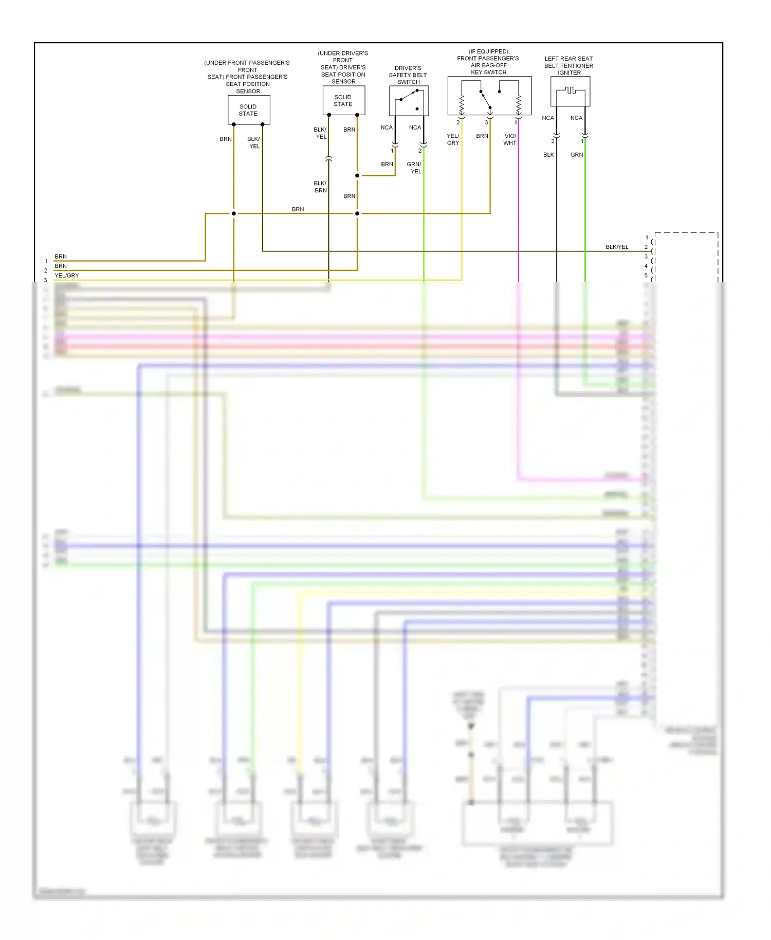 Audi A4 B8 (2007-2012) igniter wiring diagram  (2 of 2)