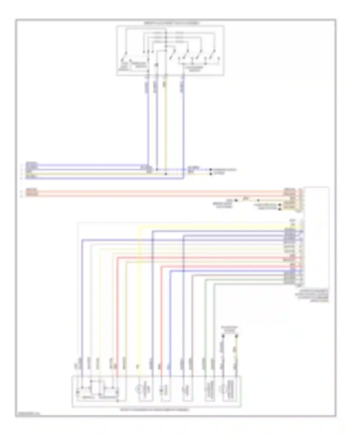 Wiring diagram navigation system for Audi A4 B8 (2007-2012)