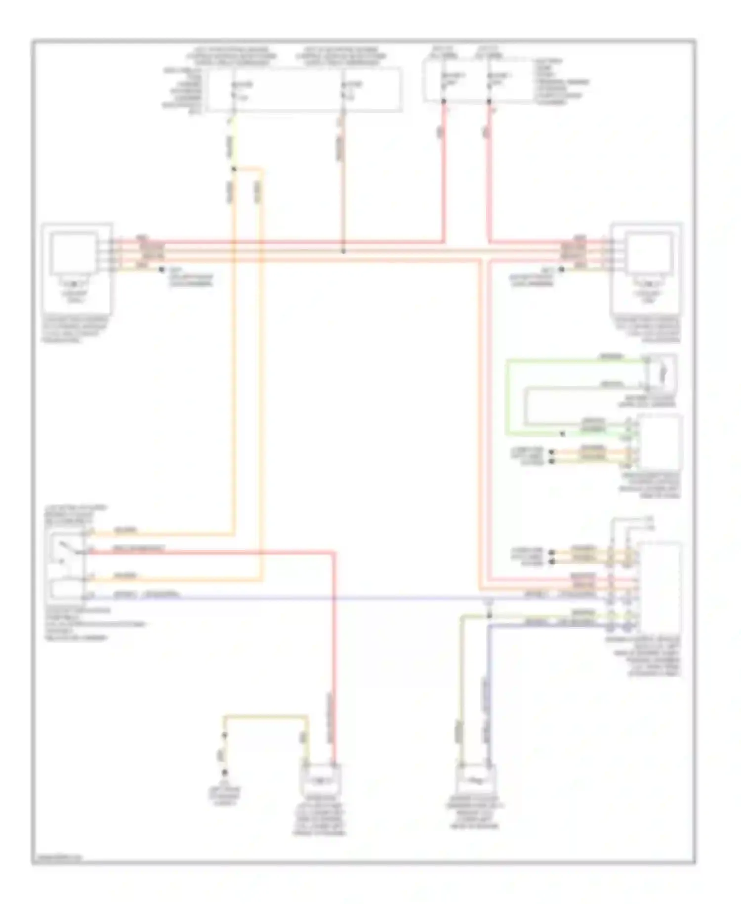 Wiring diagram coolant fan 2 for Audi A4 B8 (2007-2012)